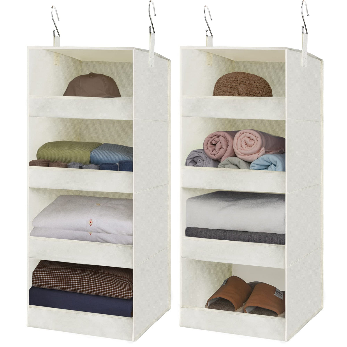 4 Shelf Hanging Closet Organizer (2 Count)