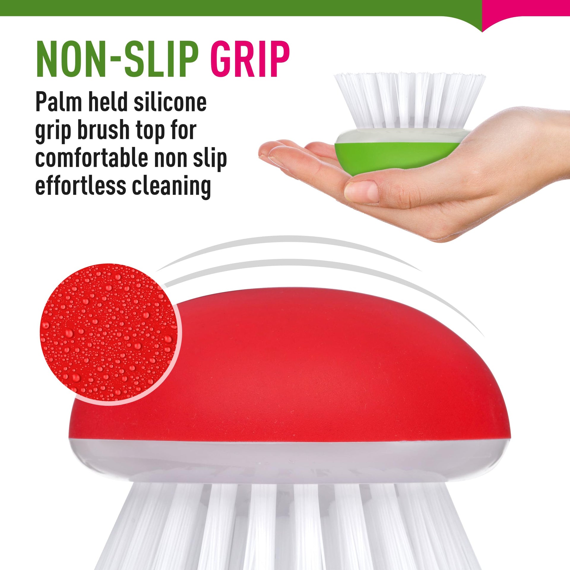 Vegetable Brush Scrubber for Food (2 Count)