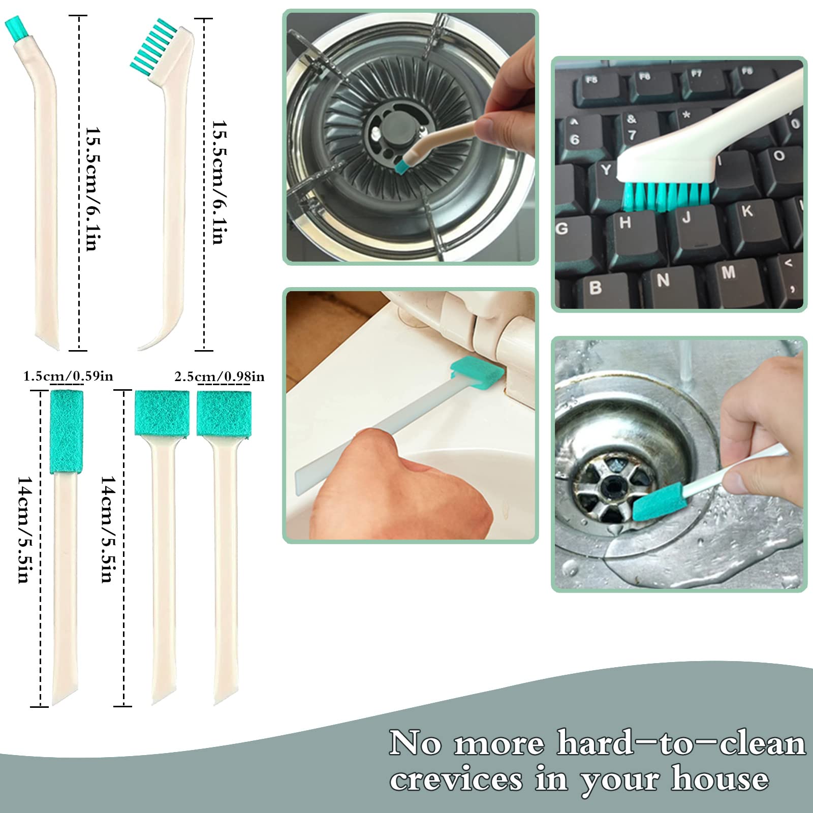 Small Household Cleaning Brushes by ELEMGULY