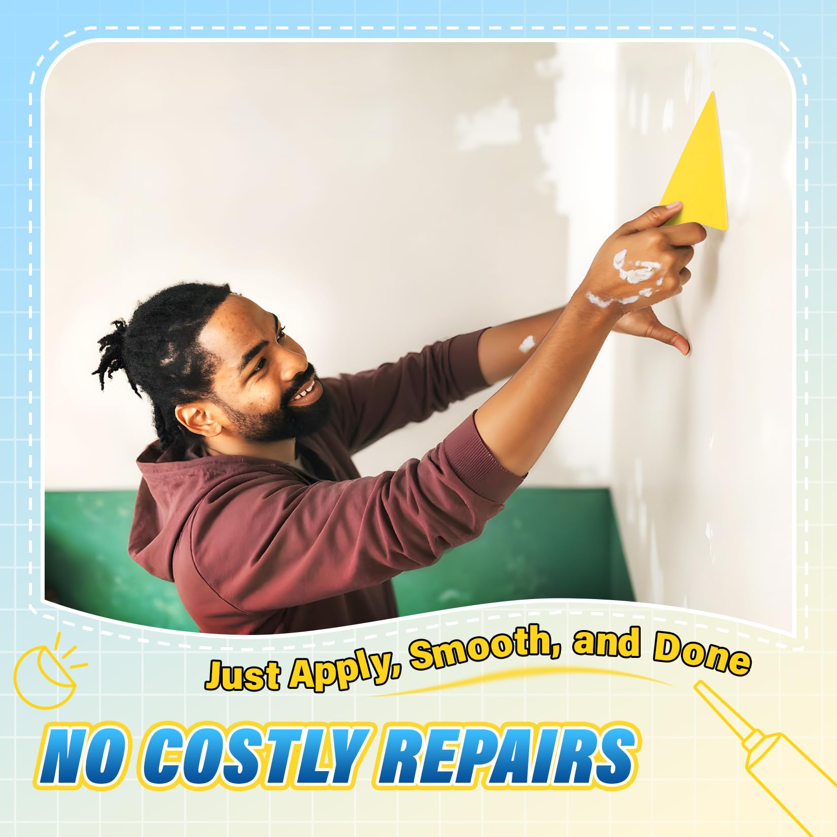 9 Piece Spackle Wall Repair Kit