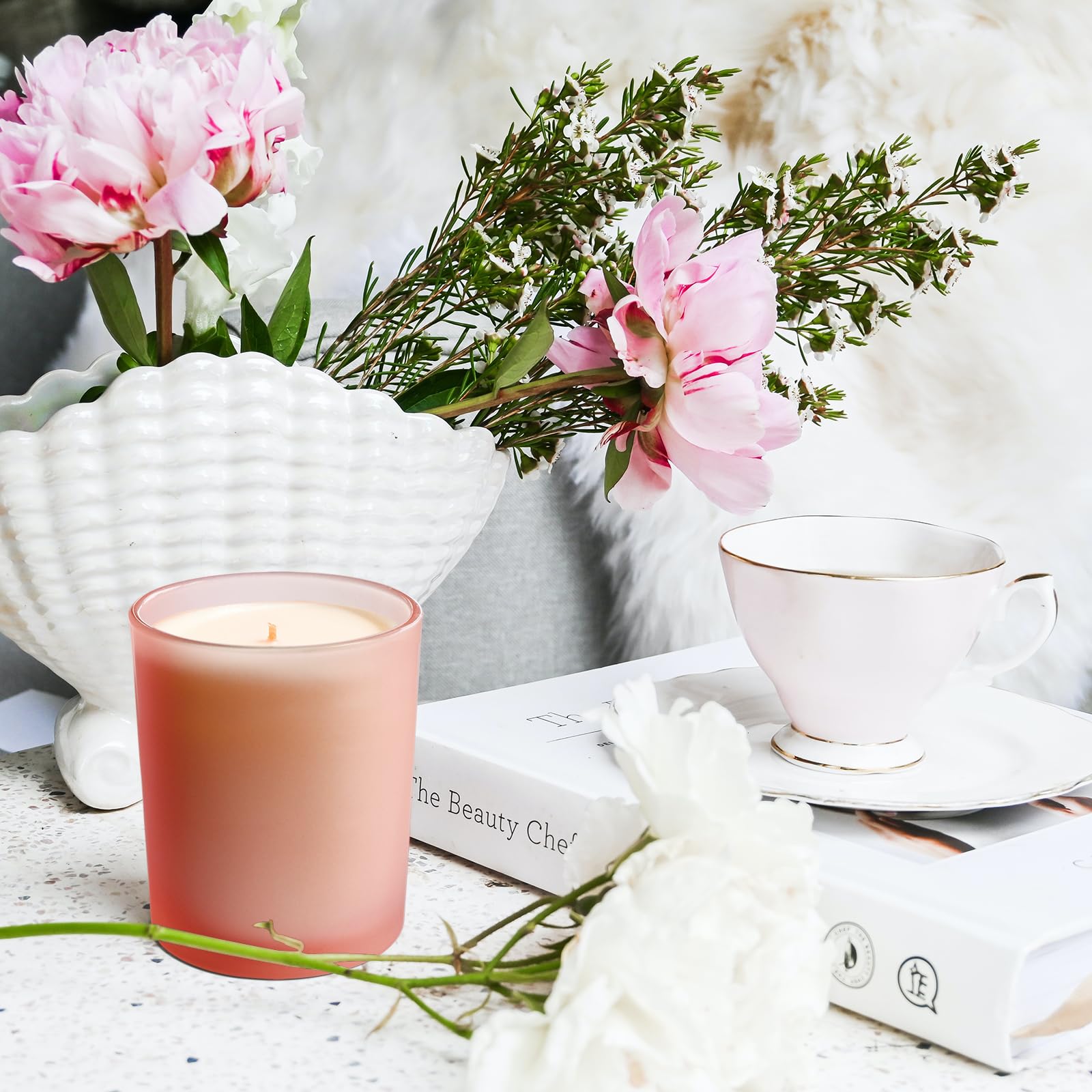 Thick Candle Jars for Making Candles 12 Pcs (12 Count)