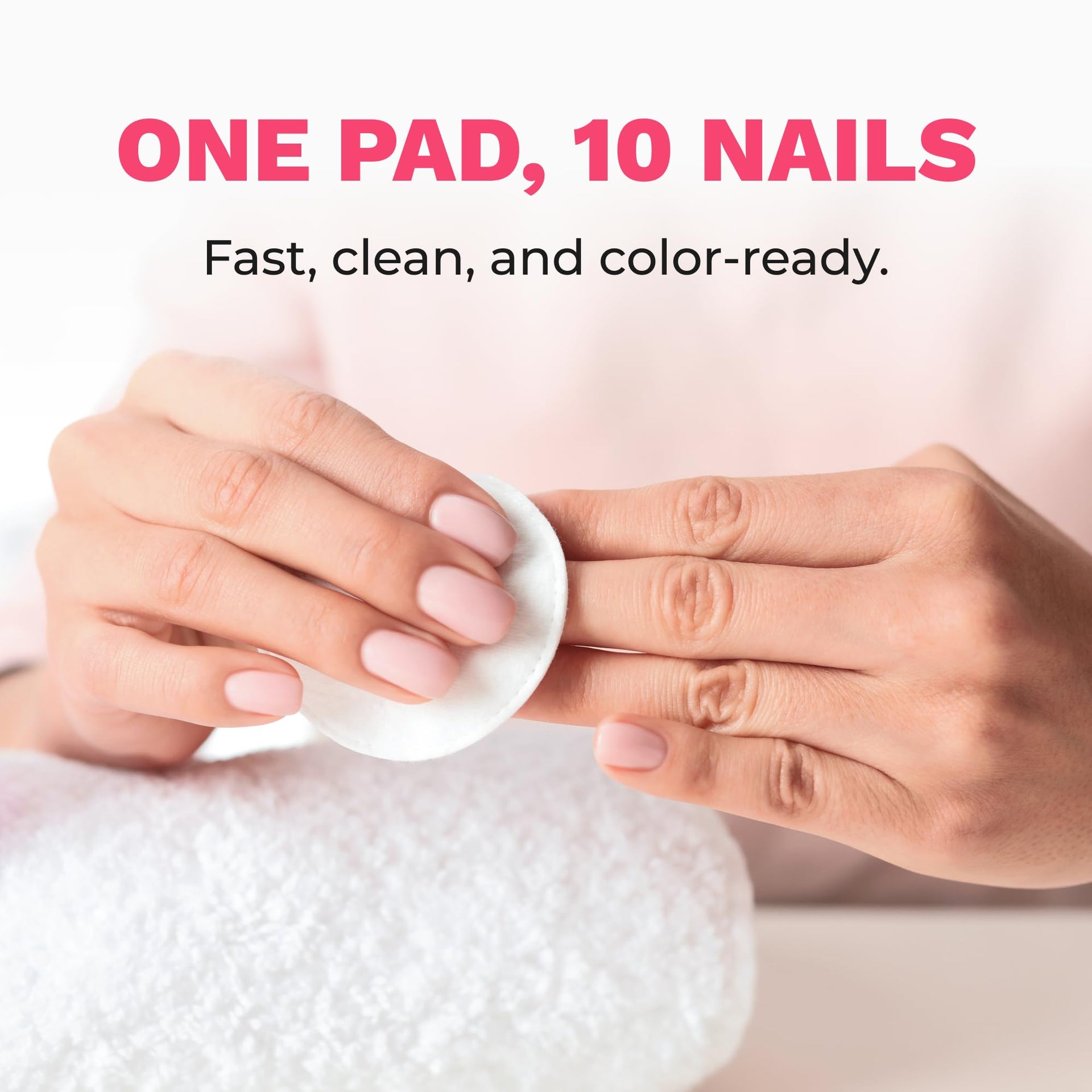 Nail Polish Remover Wipes (50 Count)