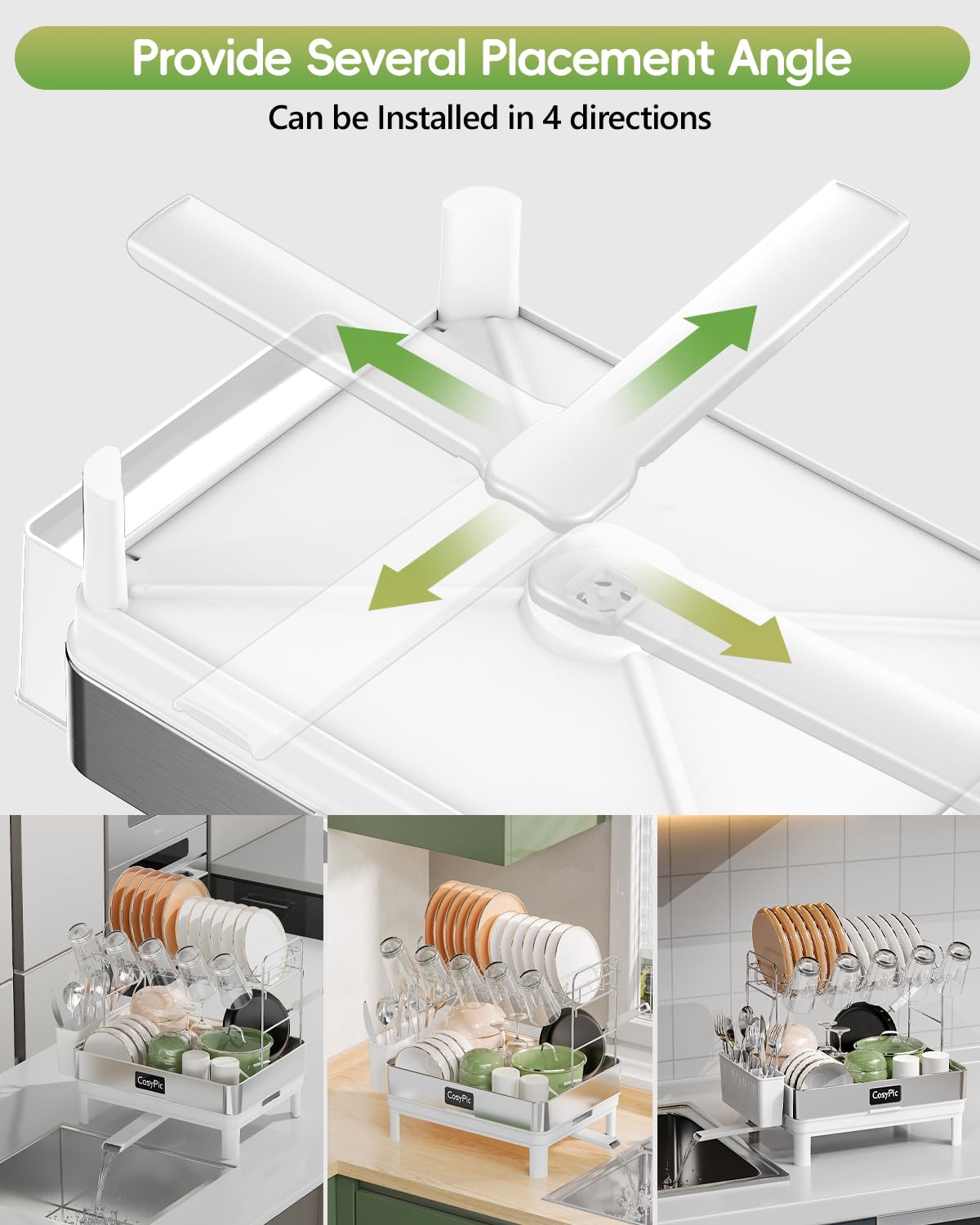2 Tier Dish Drying Rack