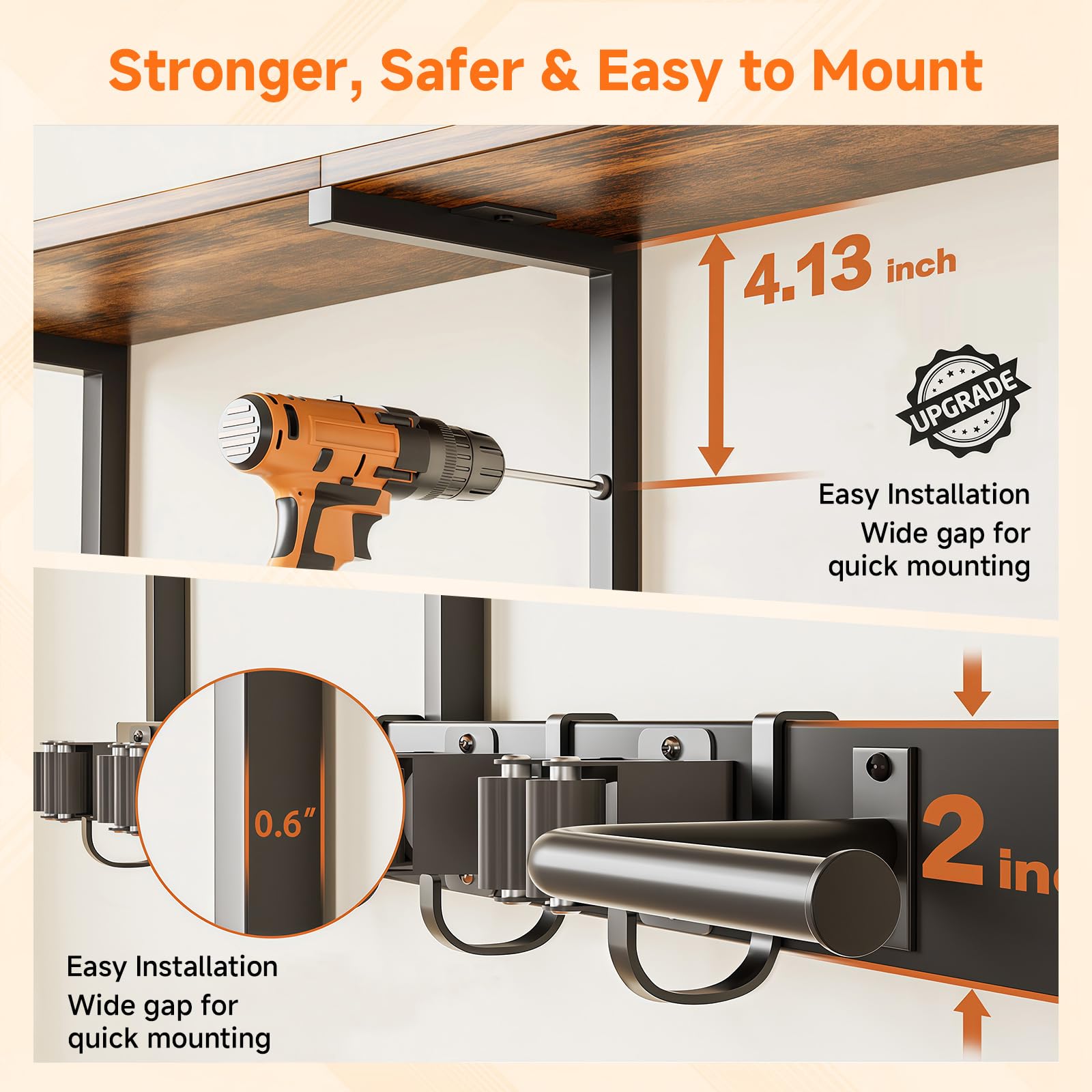 3 in 1Broom Holder Wall Mount