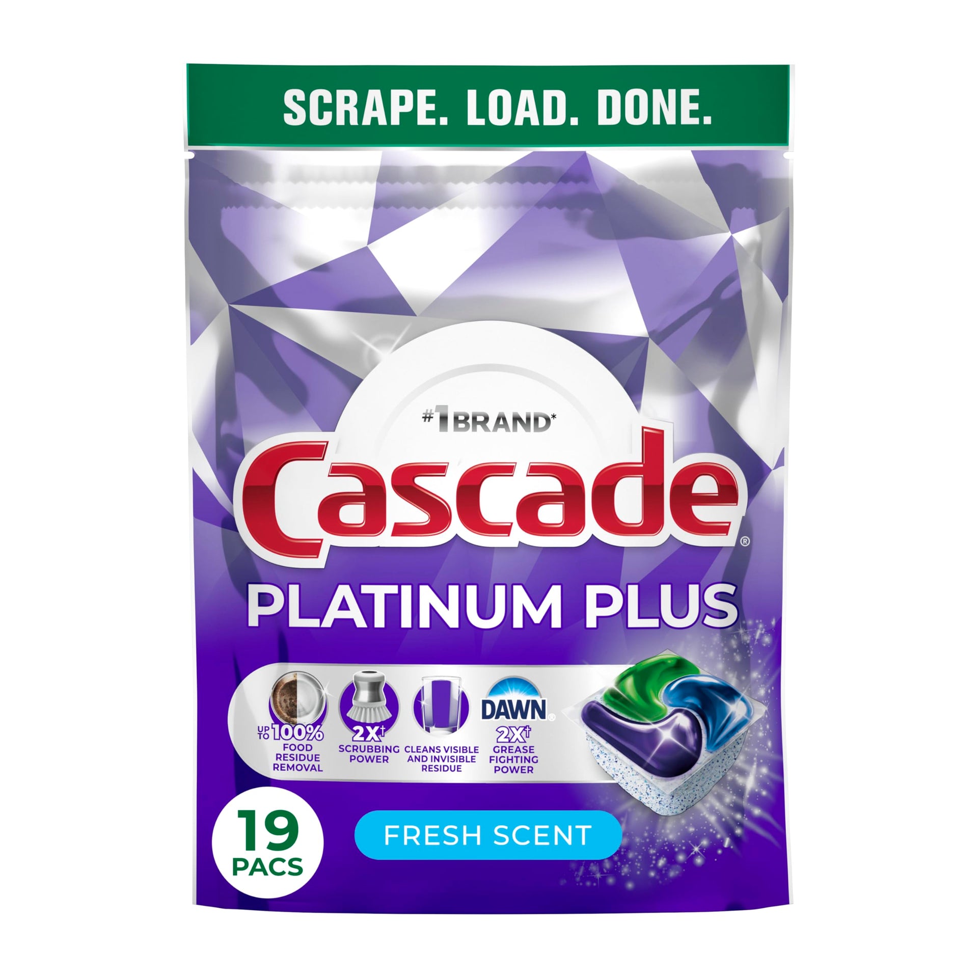 Platinum Plus Dishwasher Pods (19 Count)