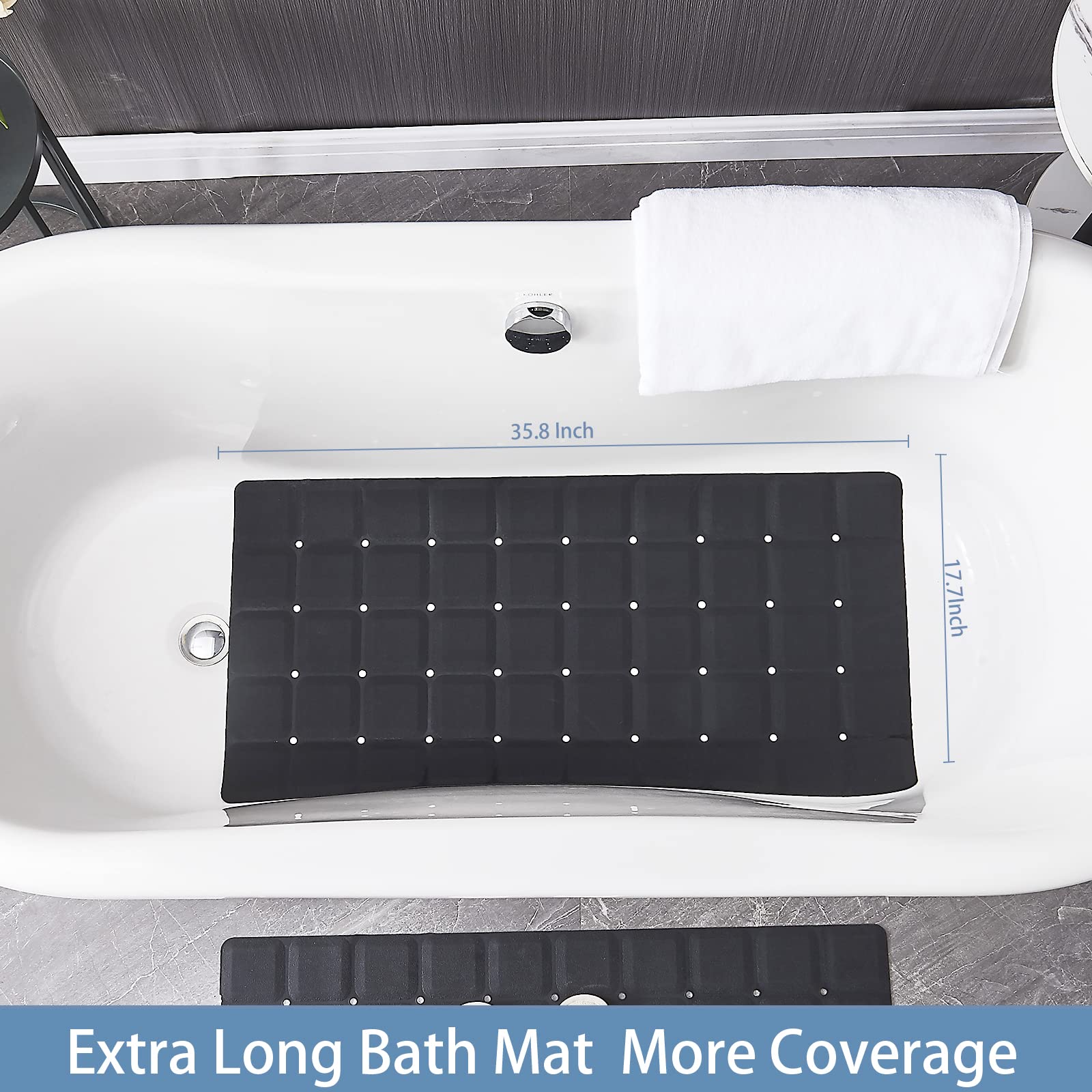 Foldable Silicone Bathtub Mat