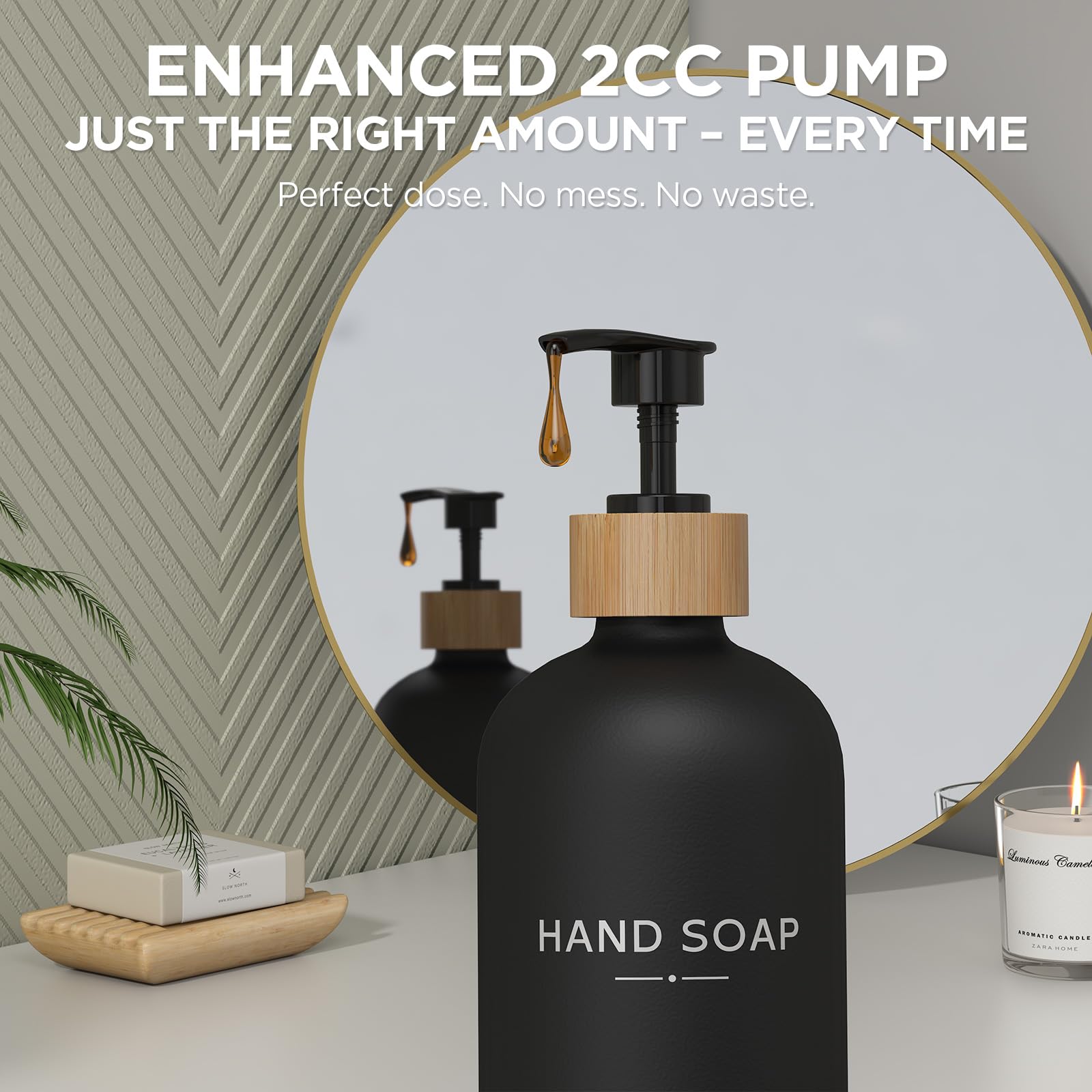 Hand and Dish Soap Dispenser Set (2 Count)