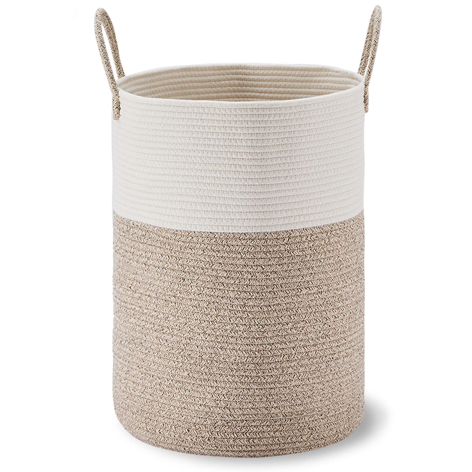 53L Tall Woven Laundry Basket Hamper