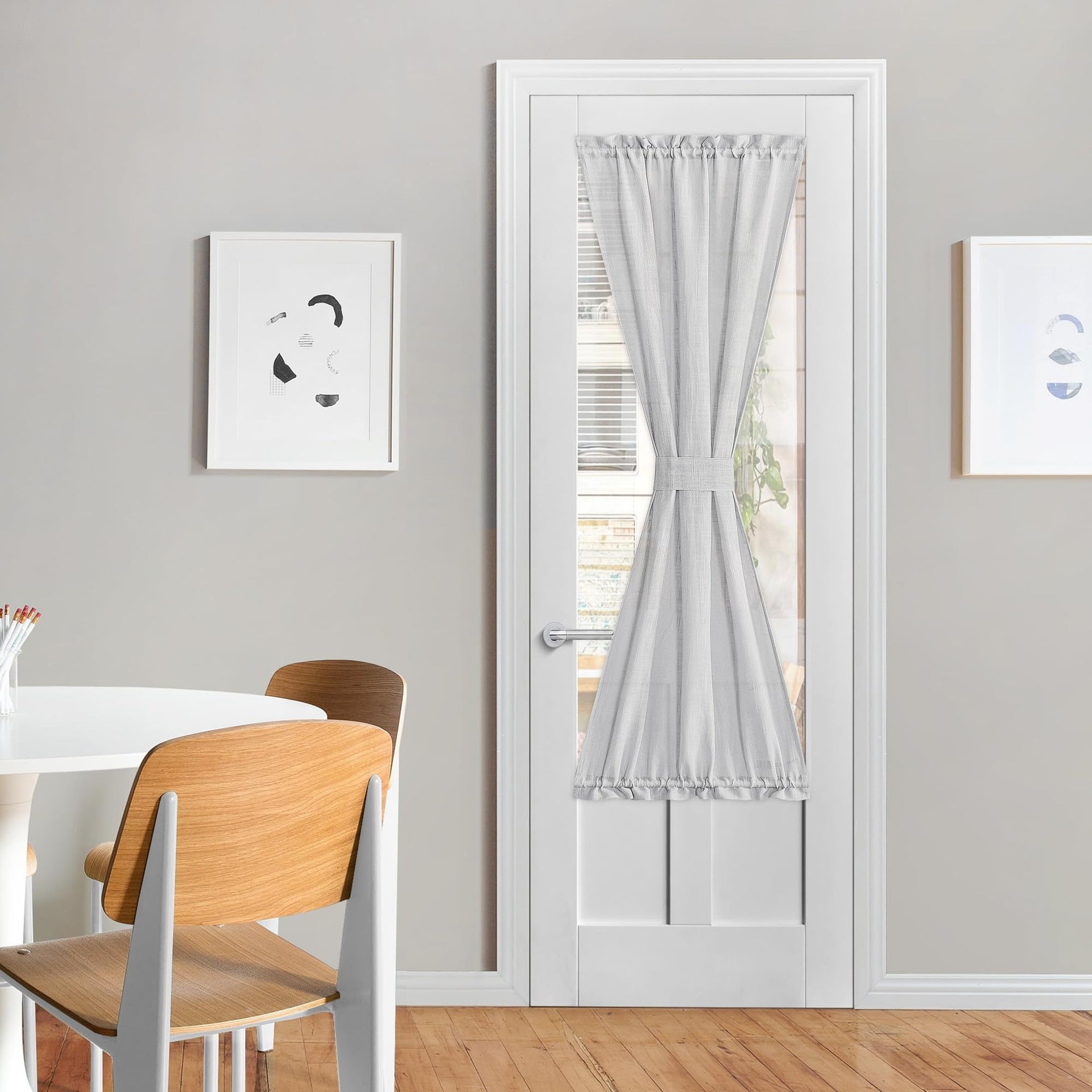 Side Door Window Curtains for Front French Door Curtain