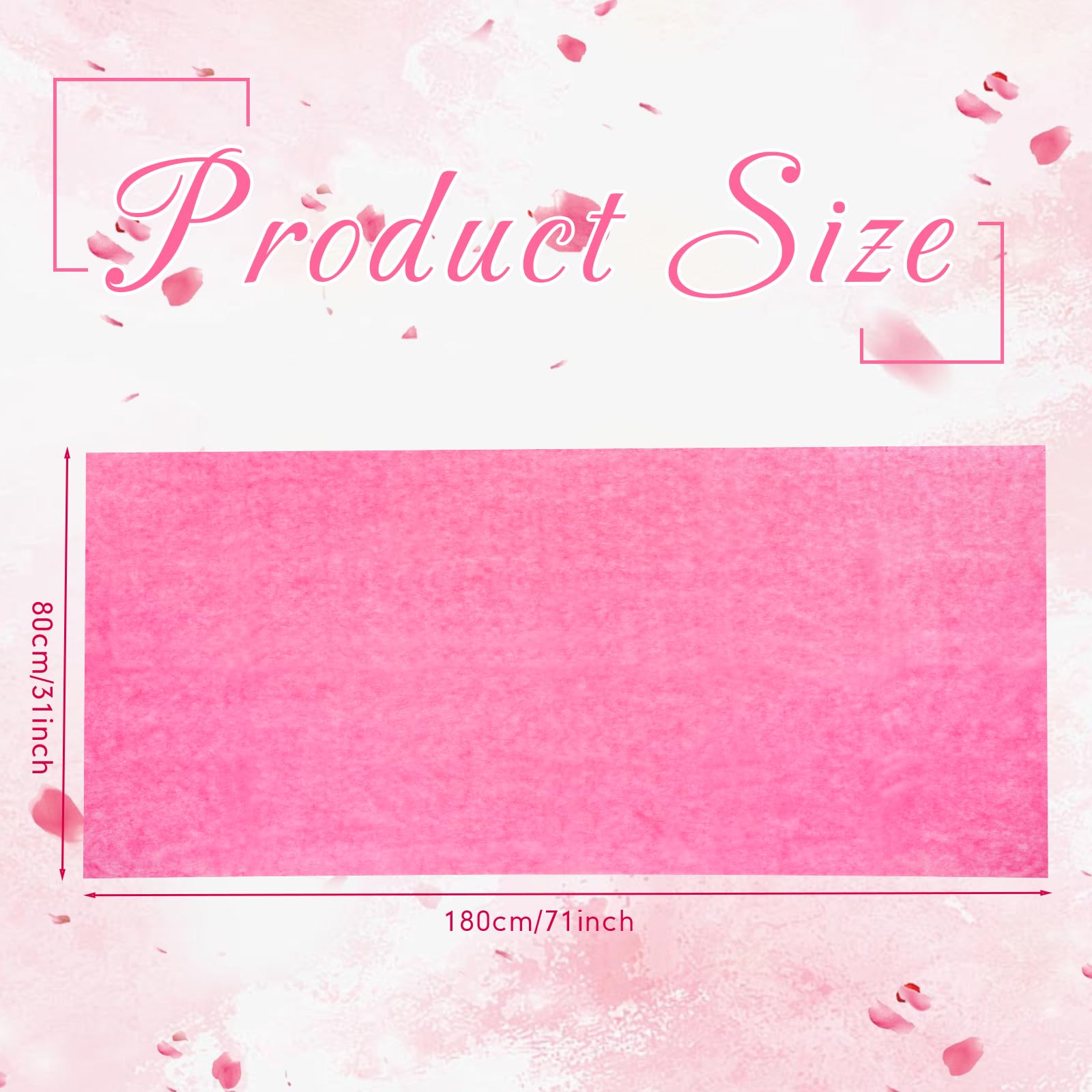300 Pcs 31" x 71" Massage Table Sheets Waterproof Disposable Bed Sheets Soft Non Woven Fabric Tattoo Breathable Spa Bed Cover for Esthetician Beauty Salon Chair Hotel