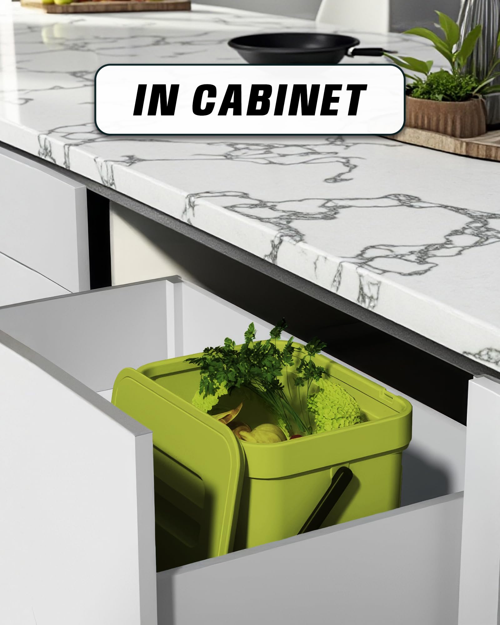 Countertop Compost Bin Kitchen
