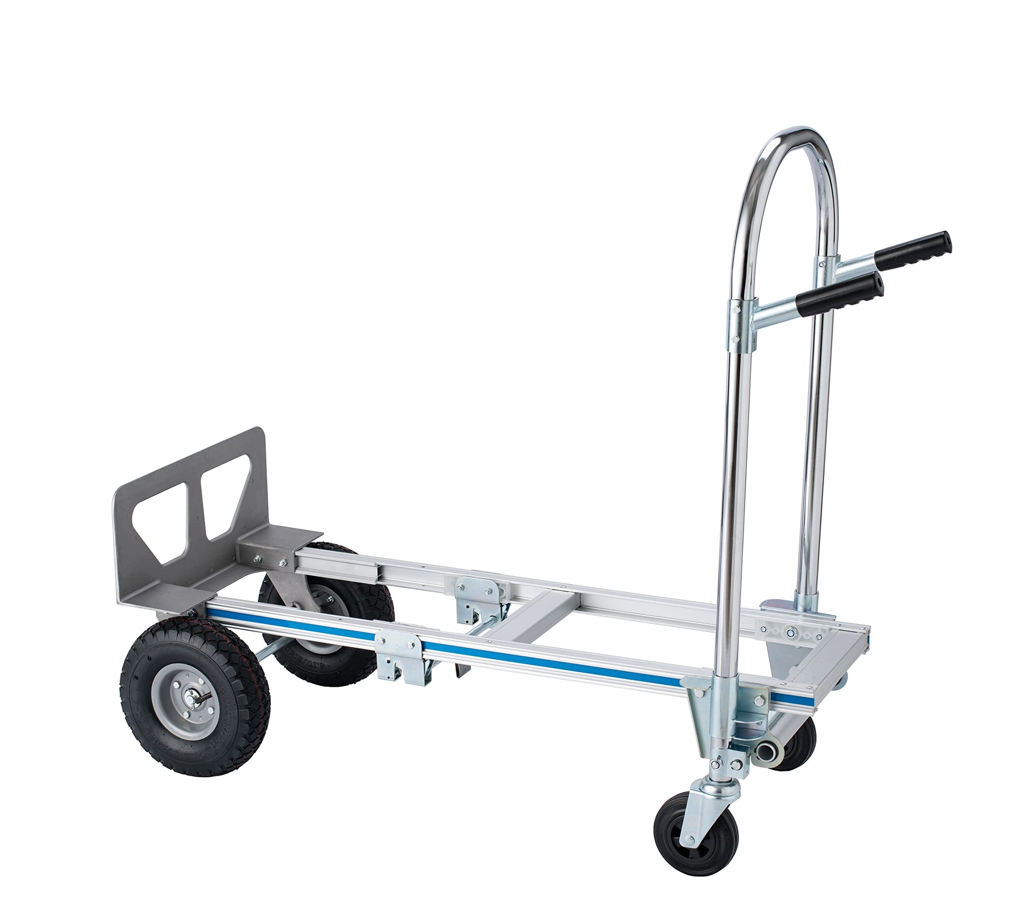 2 in 1 Aluminum Hand Truck Dolly 770lbs Weight Capacity Convertible Hand Truck Utility Cart