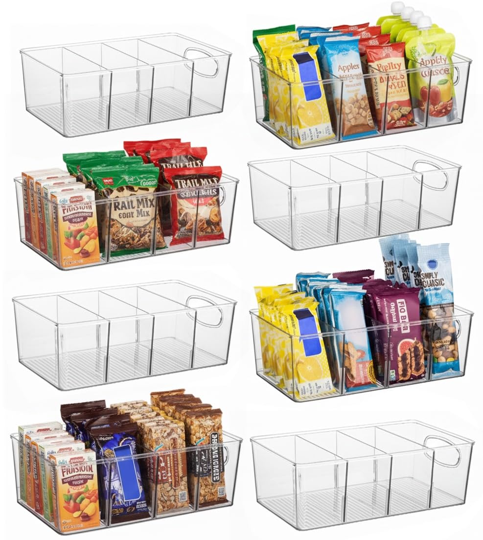 Pantry Organizers and Storage and Cabinet Organizer (4 Count)