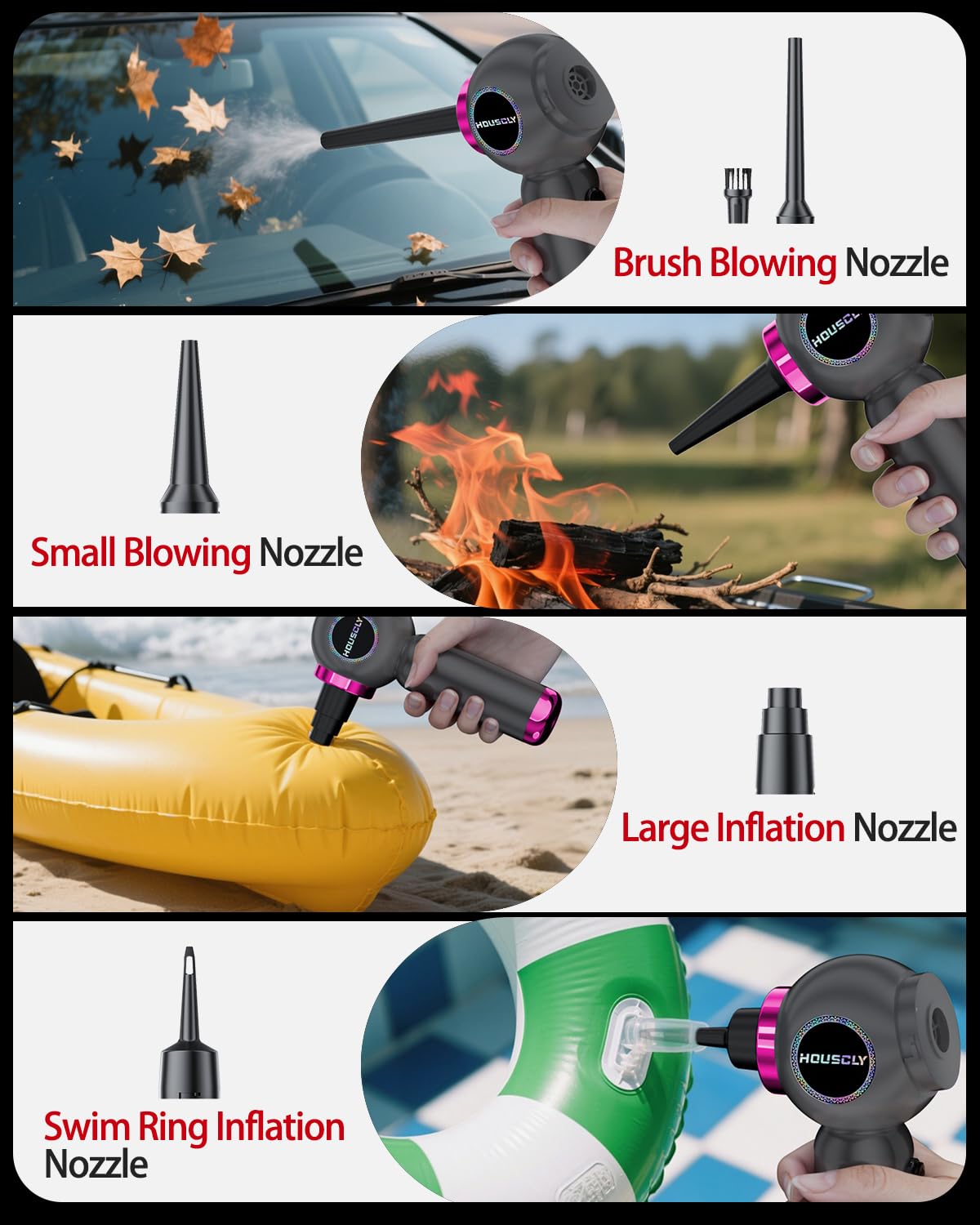 Car Vacuum Cordless Mini Handhled 4
