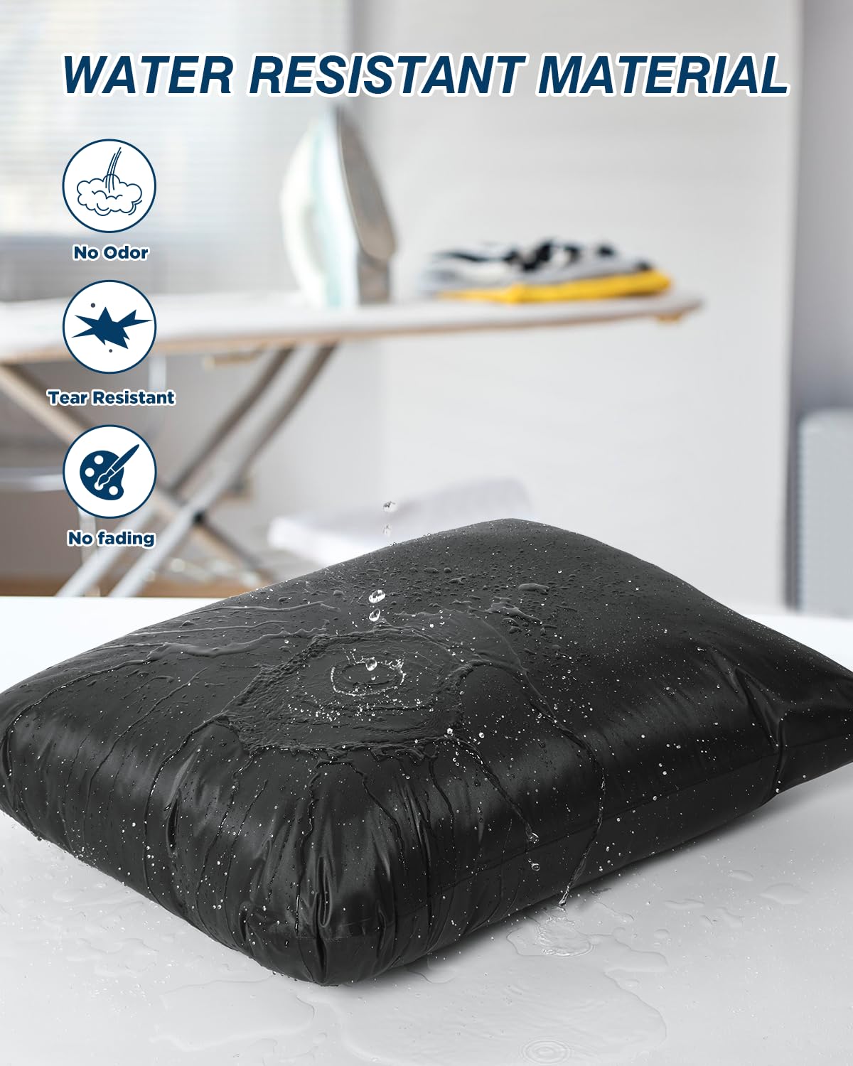 2Pcs Large Laundry Bags 24x32 inch Wet Dry Bag Reusable Waterproof Bag with Zipper for Home Travel Hotel Camping Swimsuits (2 Count)