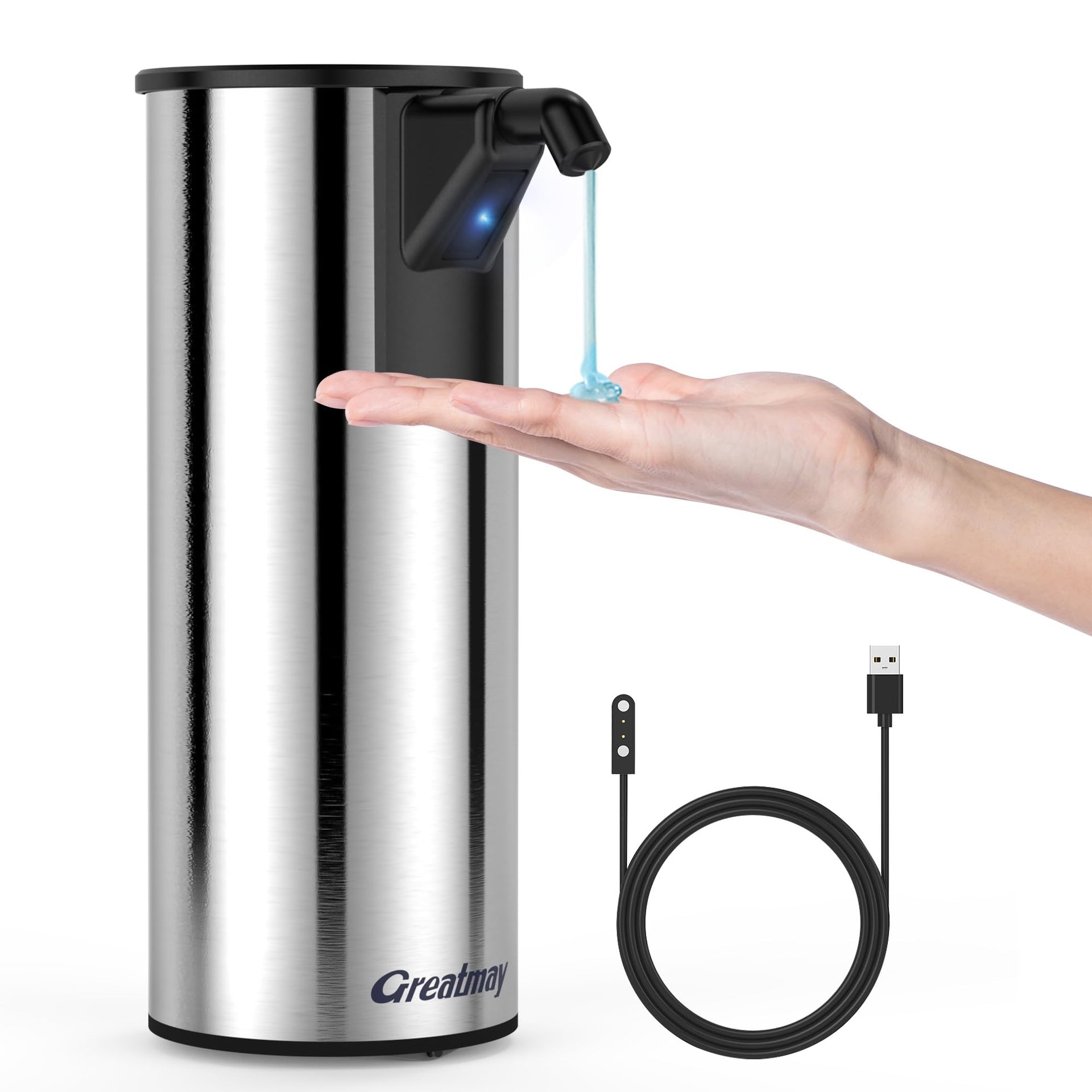 Stainless Steel Touchless Automatic Soap Dispenser 12 oz