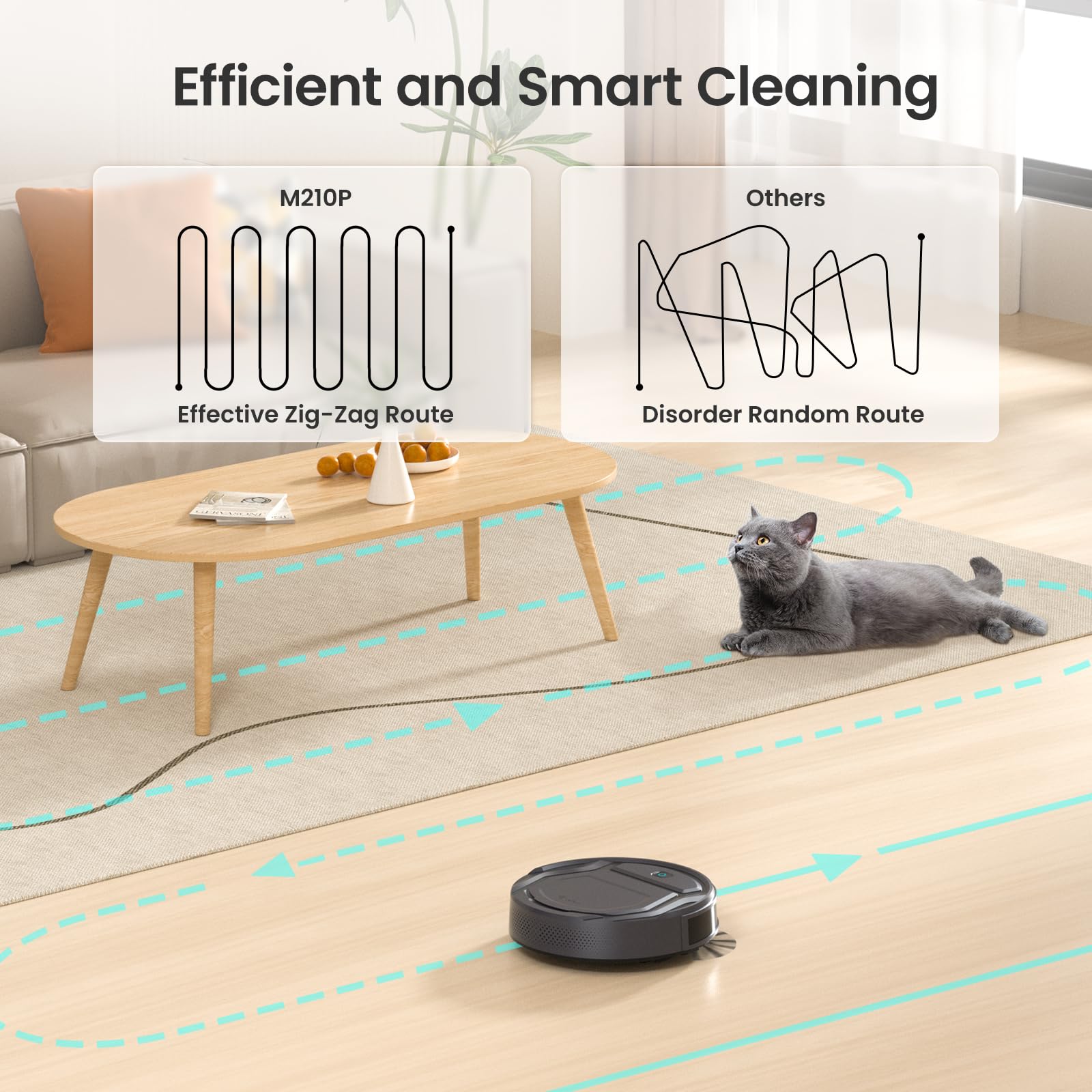 M210 Pro Robot Vacuum (2 Count)