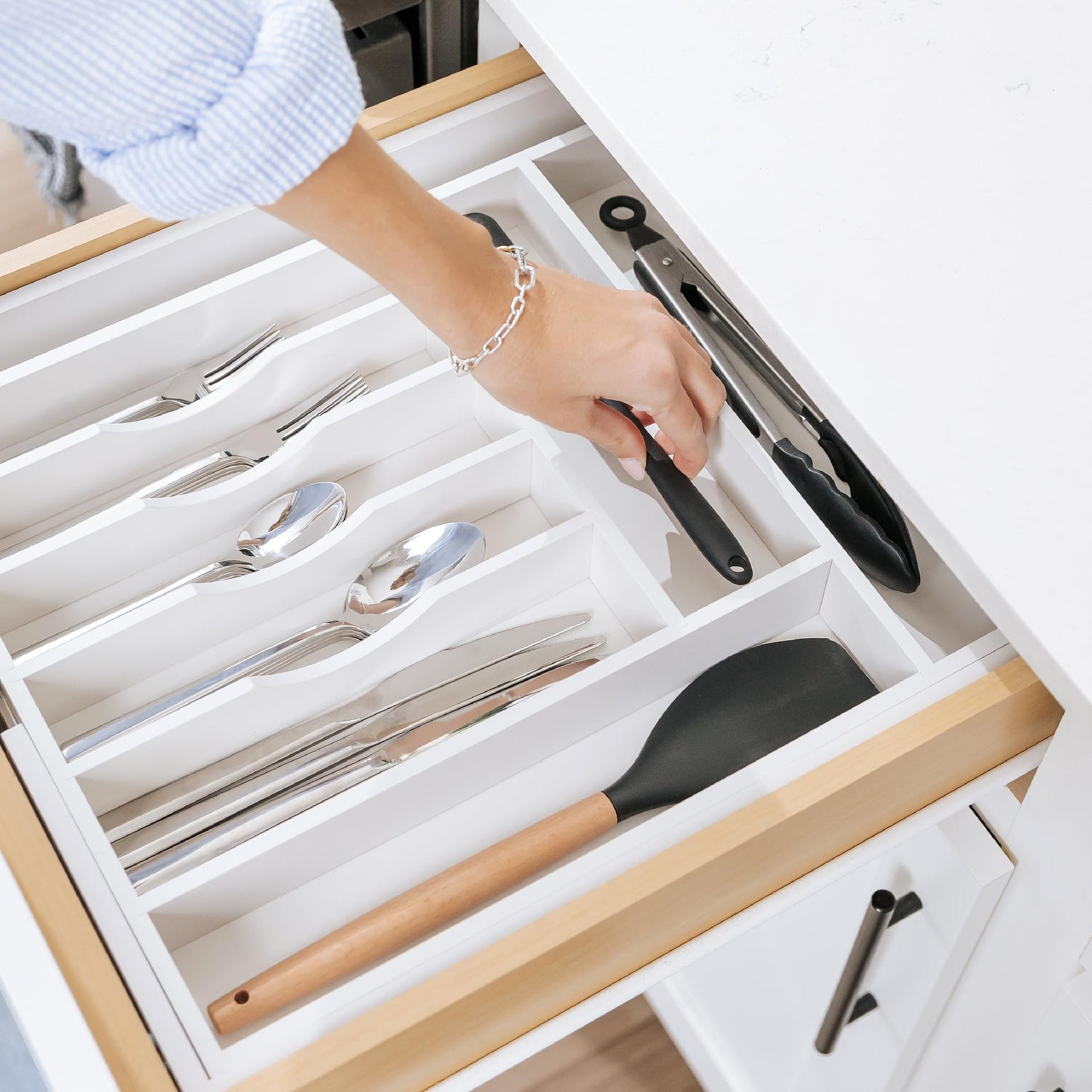 Silverware & Utensil Drawer Organizer