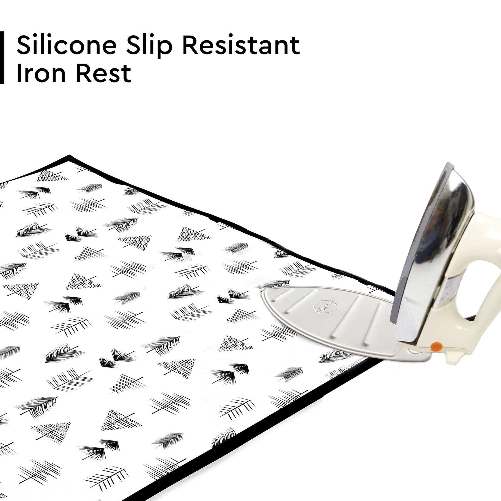 Ironing Mat Heat Resistant Pad 48"x28" Black Arrow
