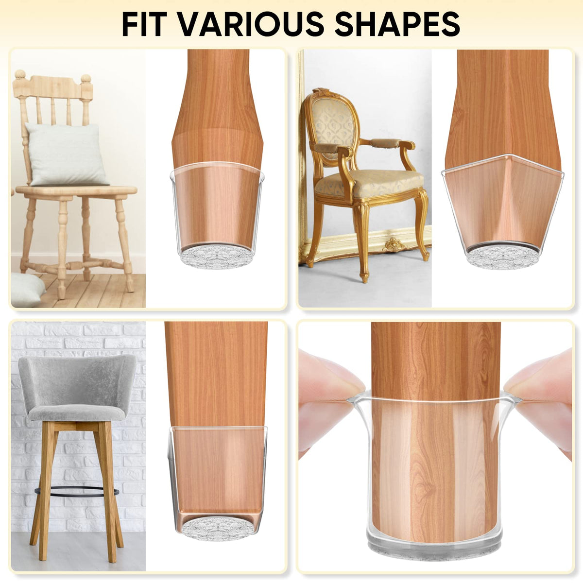 Silicone Chair Leg Floor Protectors