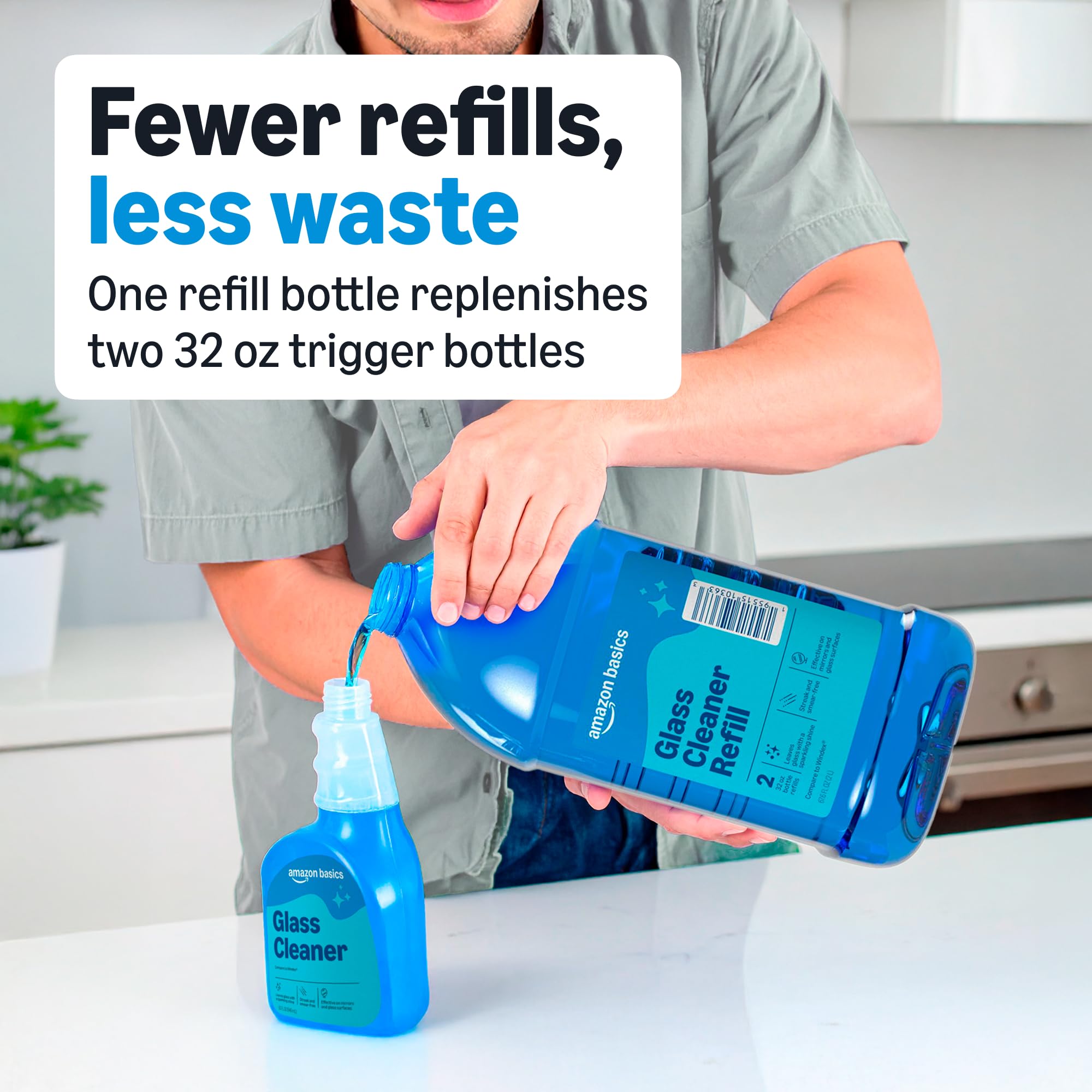 Glass Cleaner Refill (67.6 Fl Oz) - ModHome Supplies
