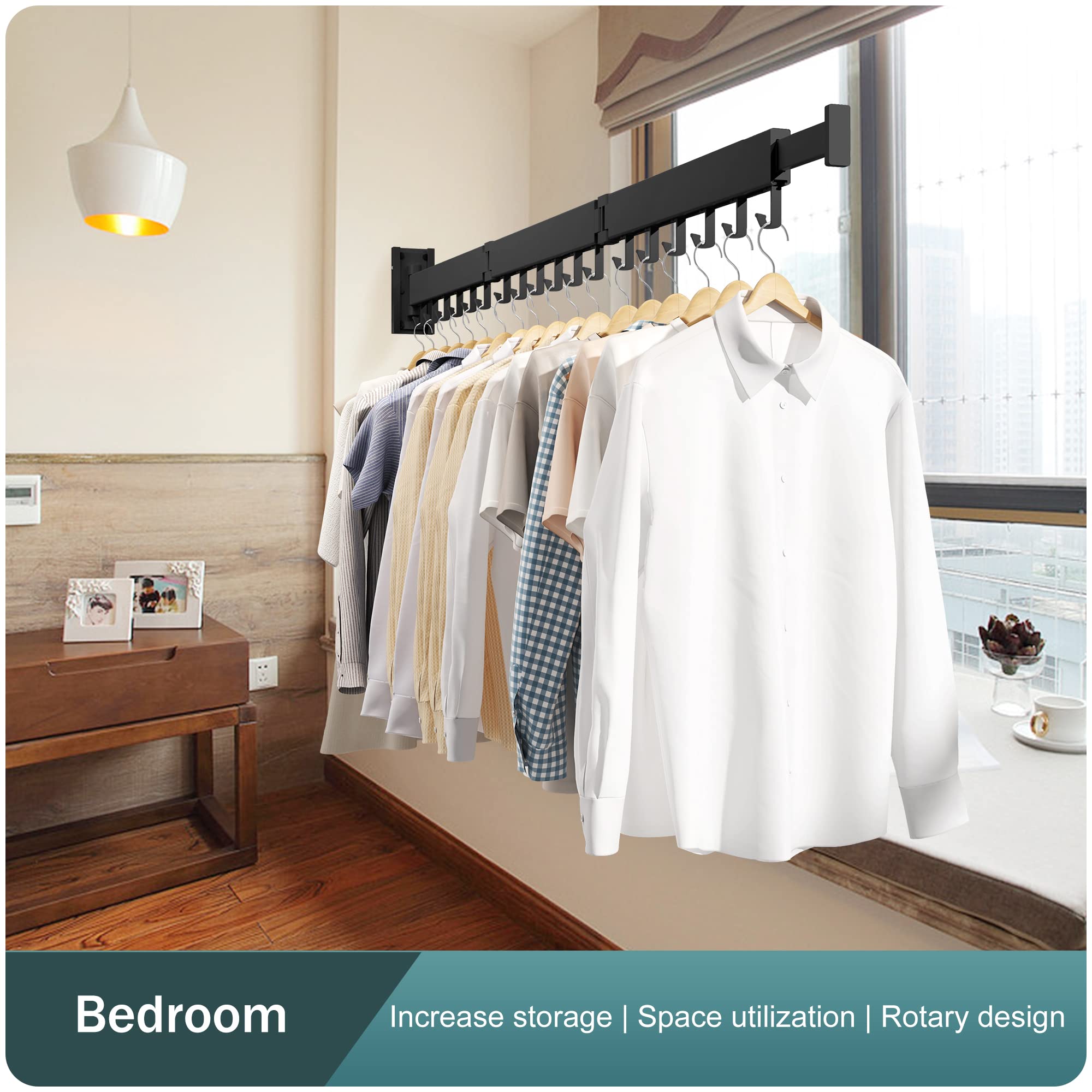 Clothes Drying Rack Wall Mounted