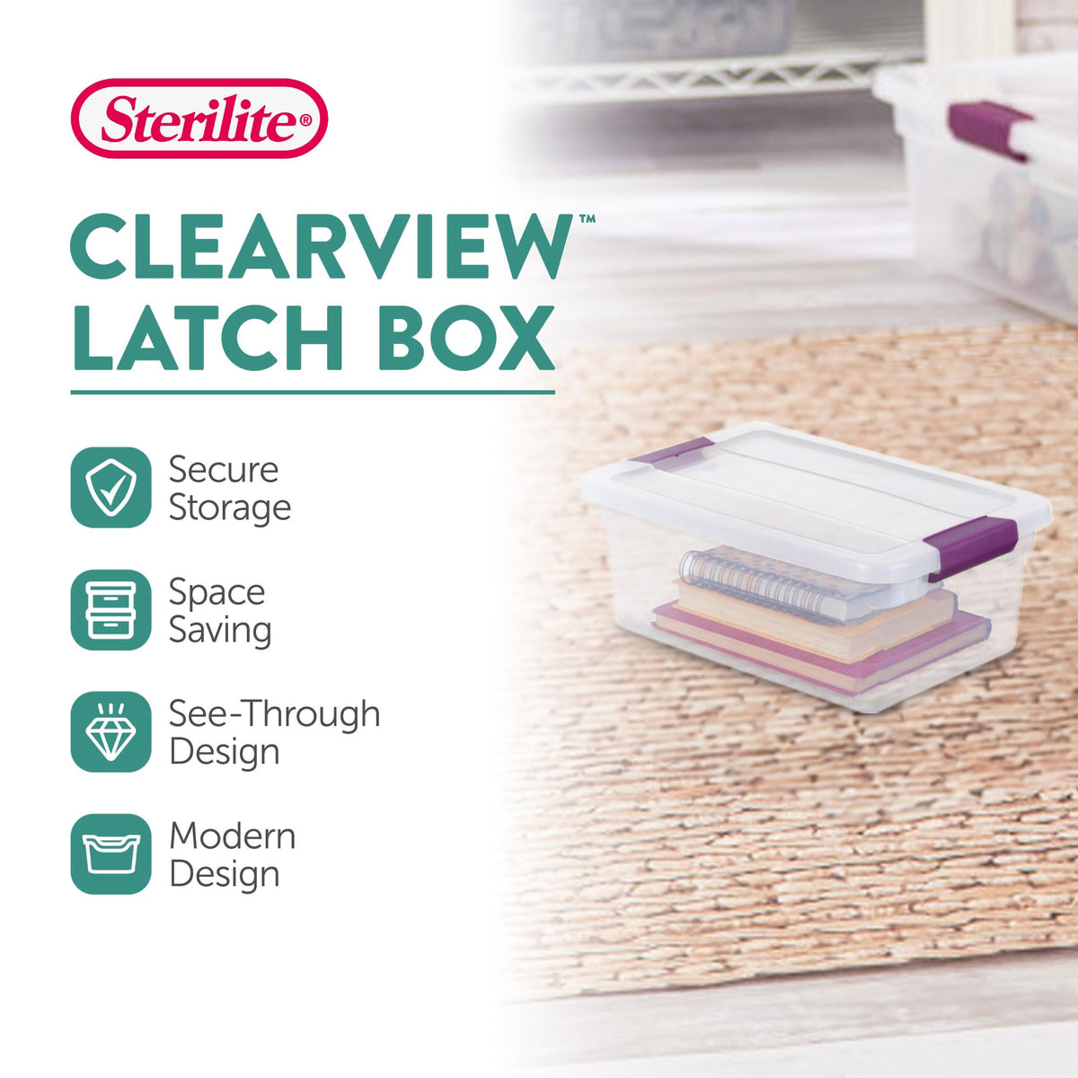 ClearView Latch Boxes (12 Count)