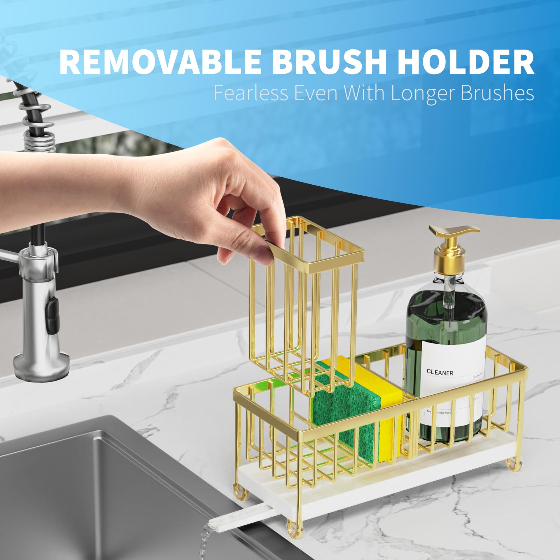 Sponge Holder for Kitchen Sink
