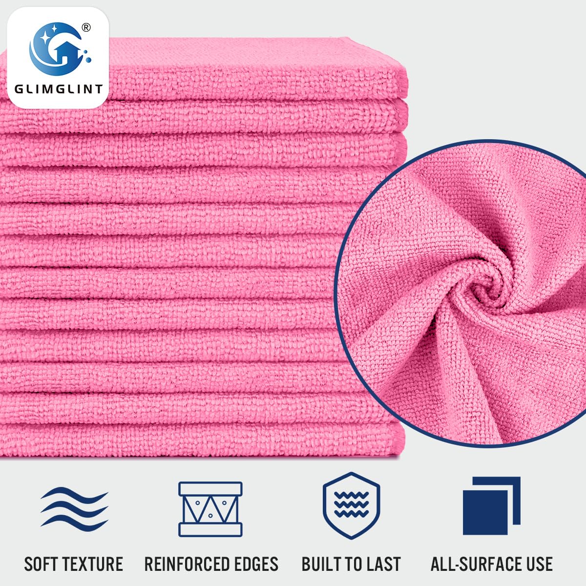 Microfiber Cleaning Cloth (12 Count)
