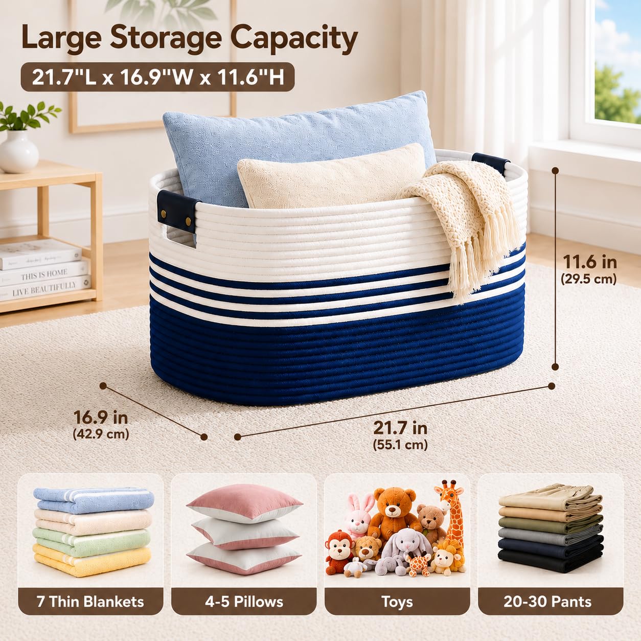 Laundry Hamper with Handles