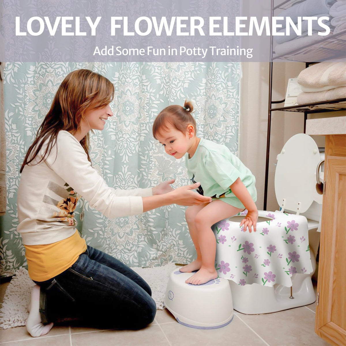 30 Pcs Toilet Seat Covers Disposable for Toddlers & Adults (30 Count)