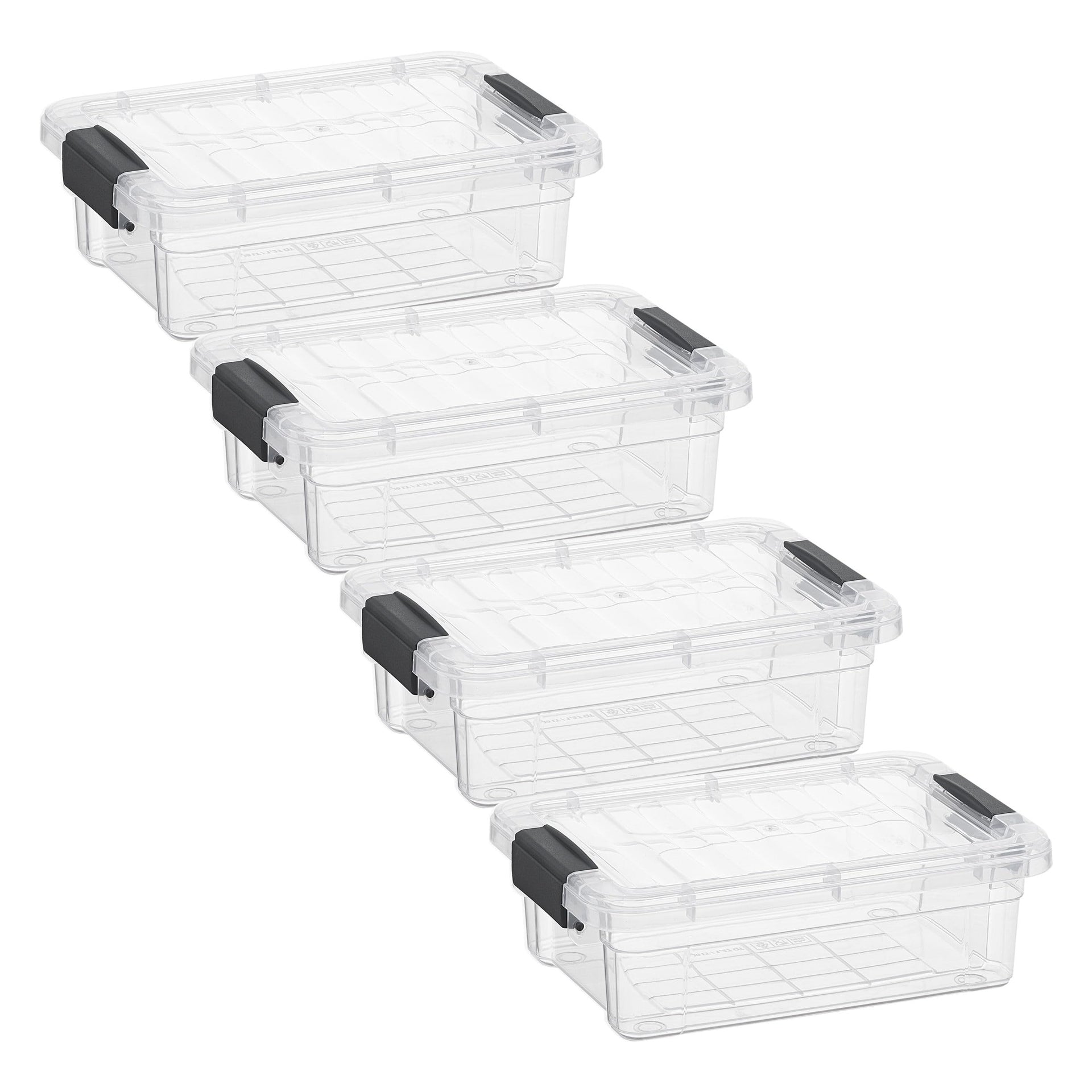 Clear Storage Boxes with Lids
