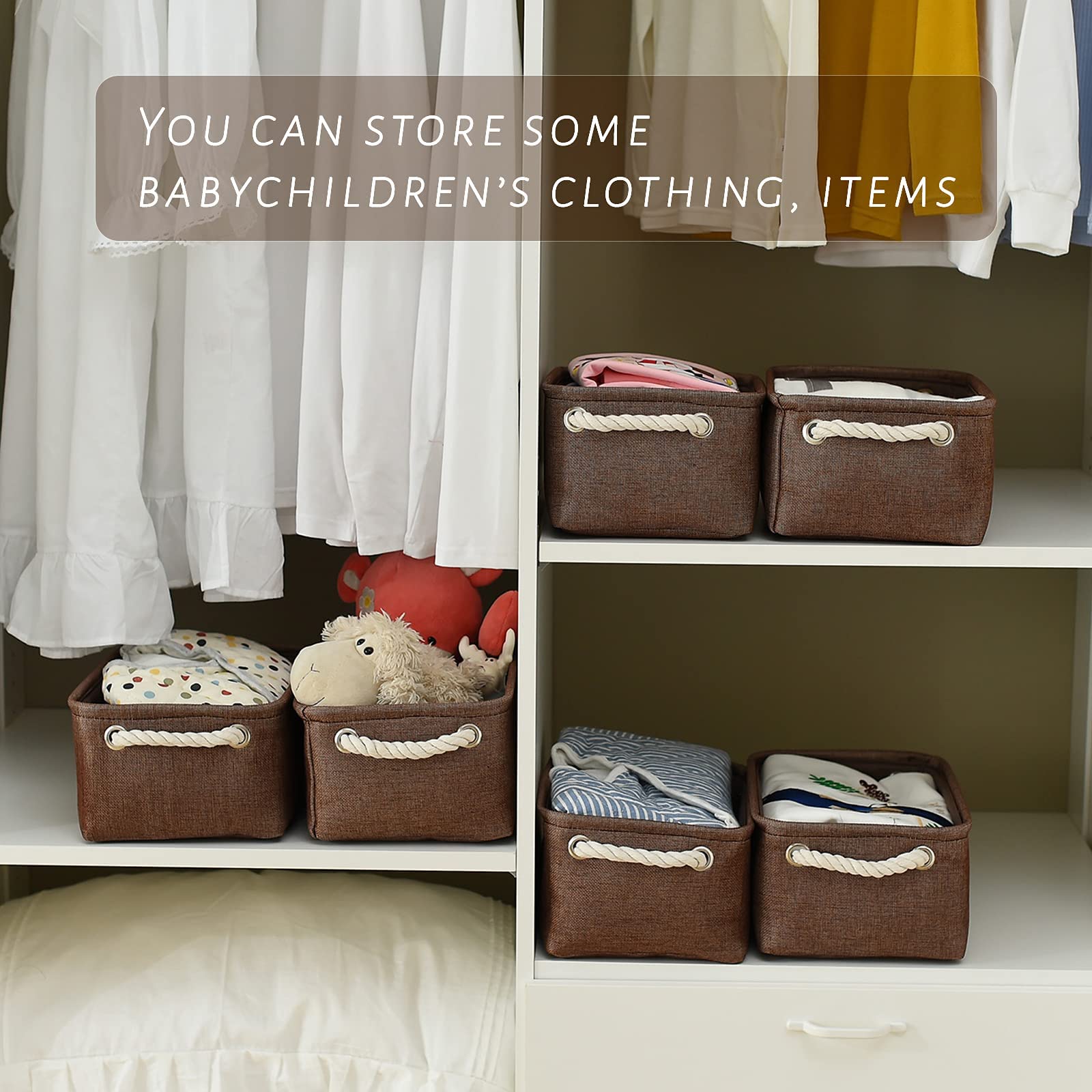 Storage Basket for Organizing (6 Count)
