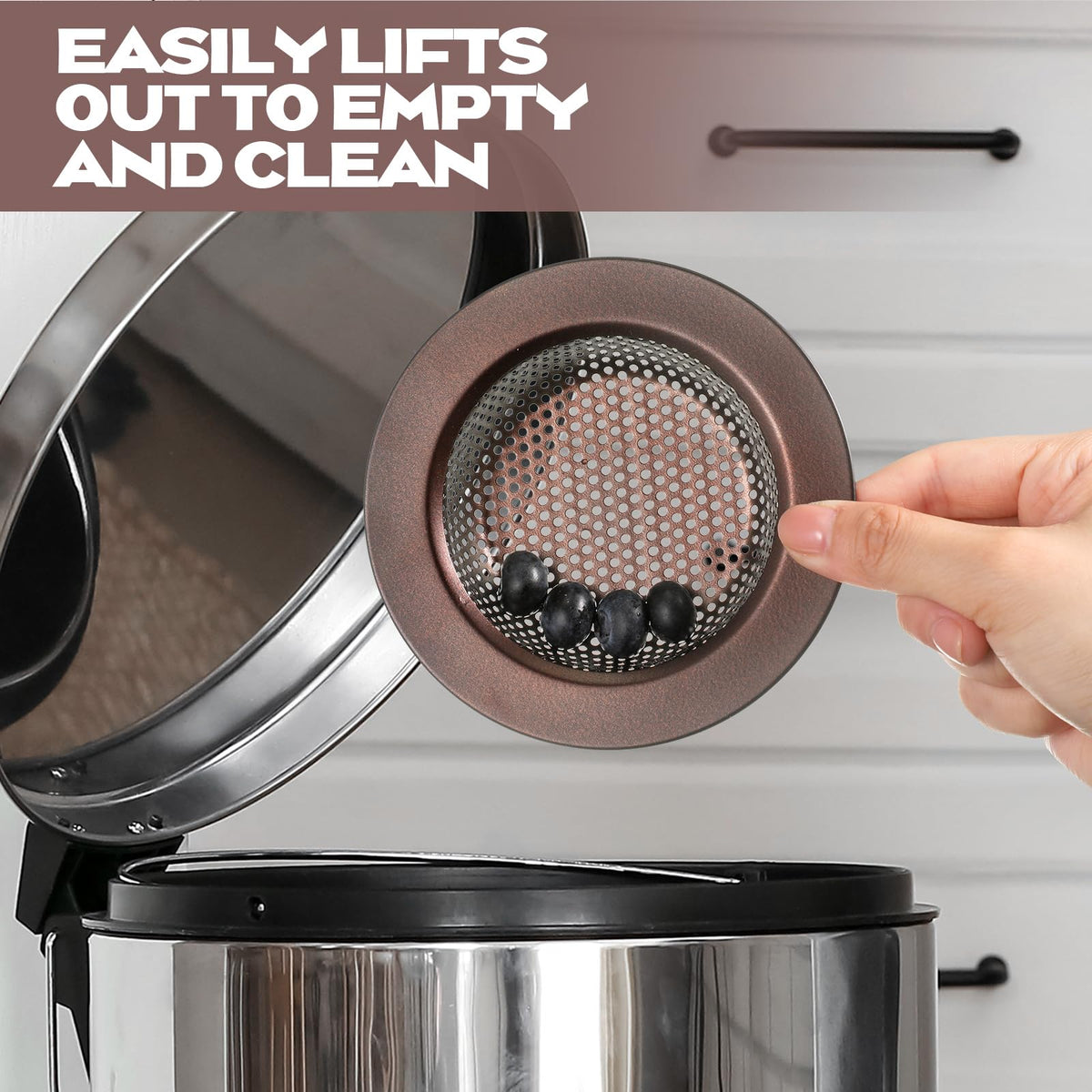 2 Pcs Kitchen Sink Drain Strainer 4.4 Inch (2 Count)