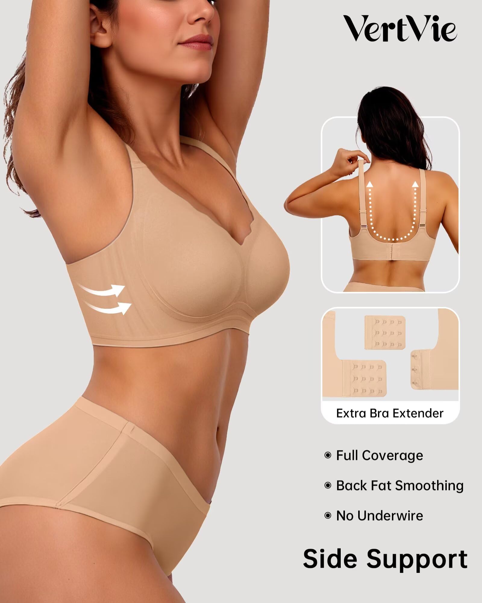 Seamless Jelly Bra No Underwire Supportive Bralette