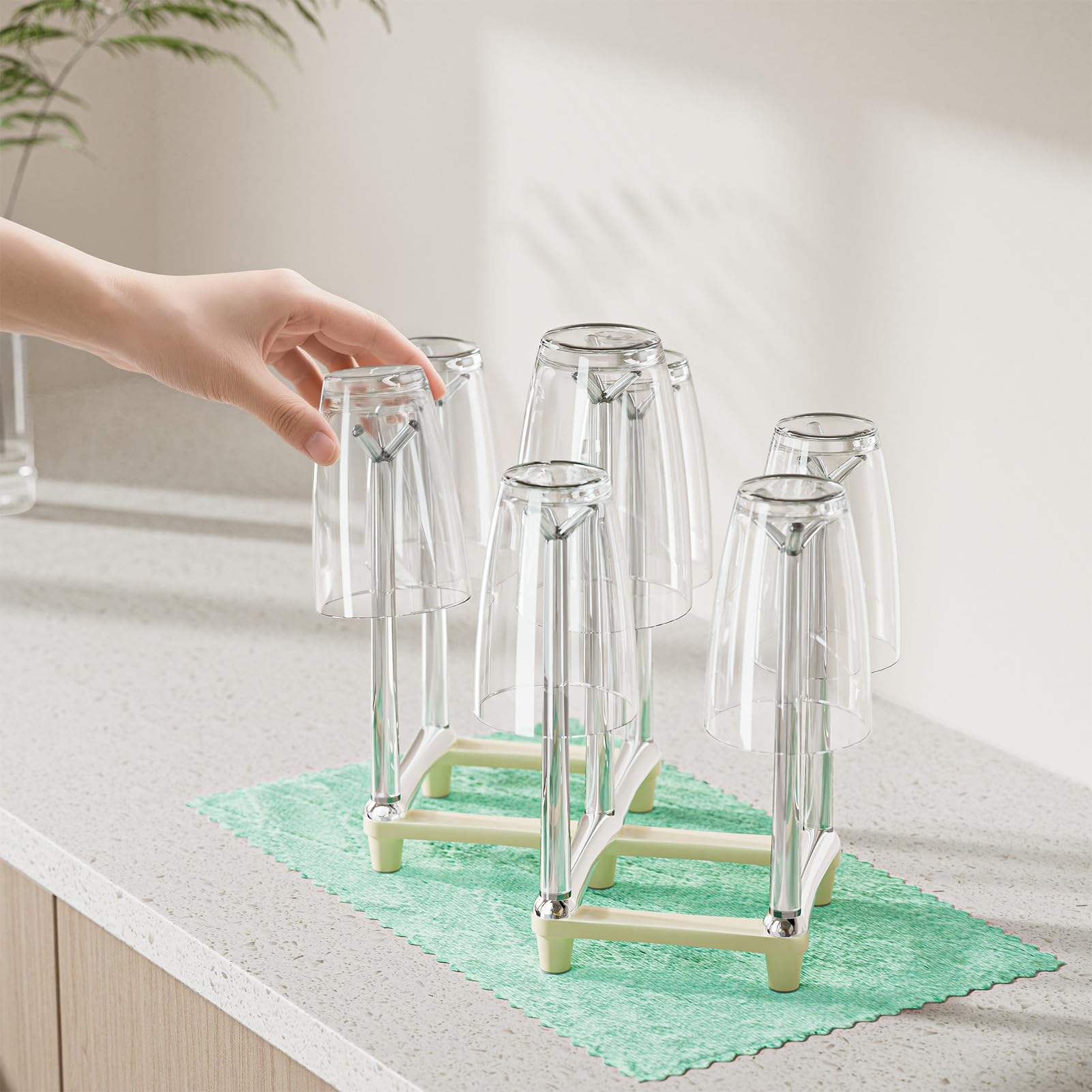 Retractable Cup Drying Rack (2 Count)