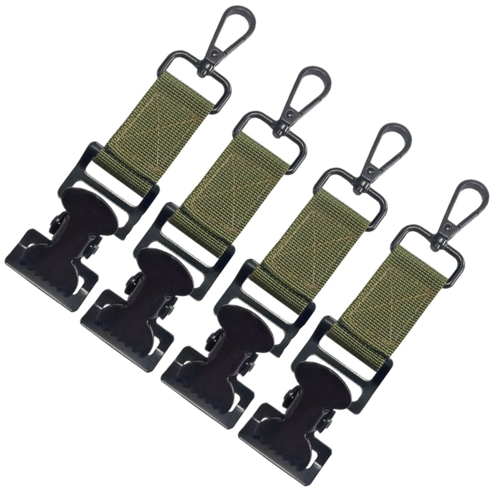 4Pcs Work Glove Clip Firefighter Rescue Turnout Gear Glove Holder Strap