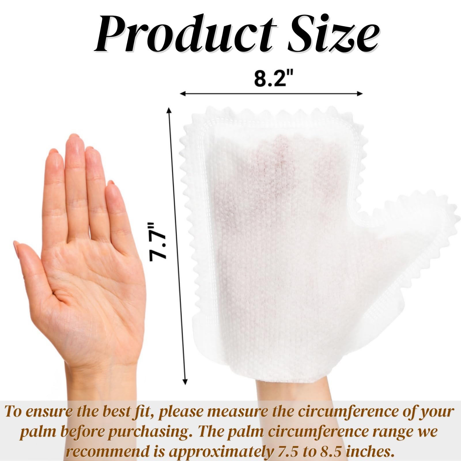 100 Pcs White Microfiber Dusting Gloves (100 Count)