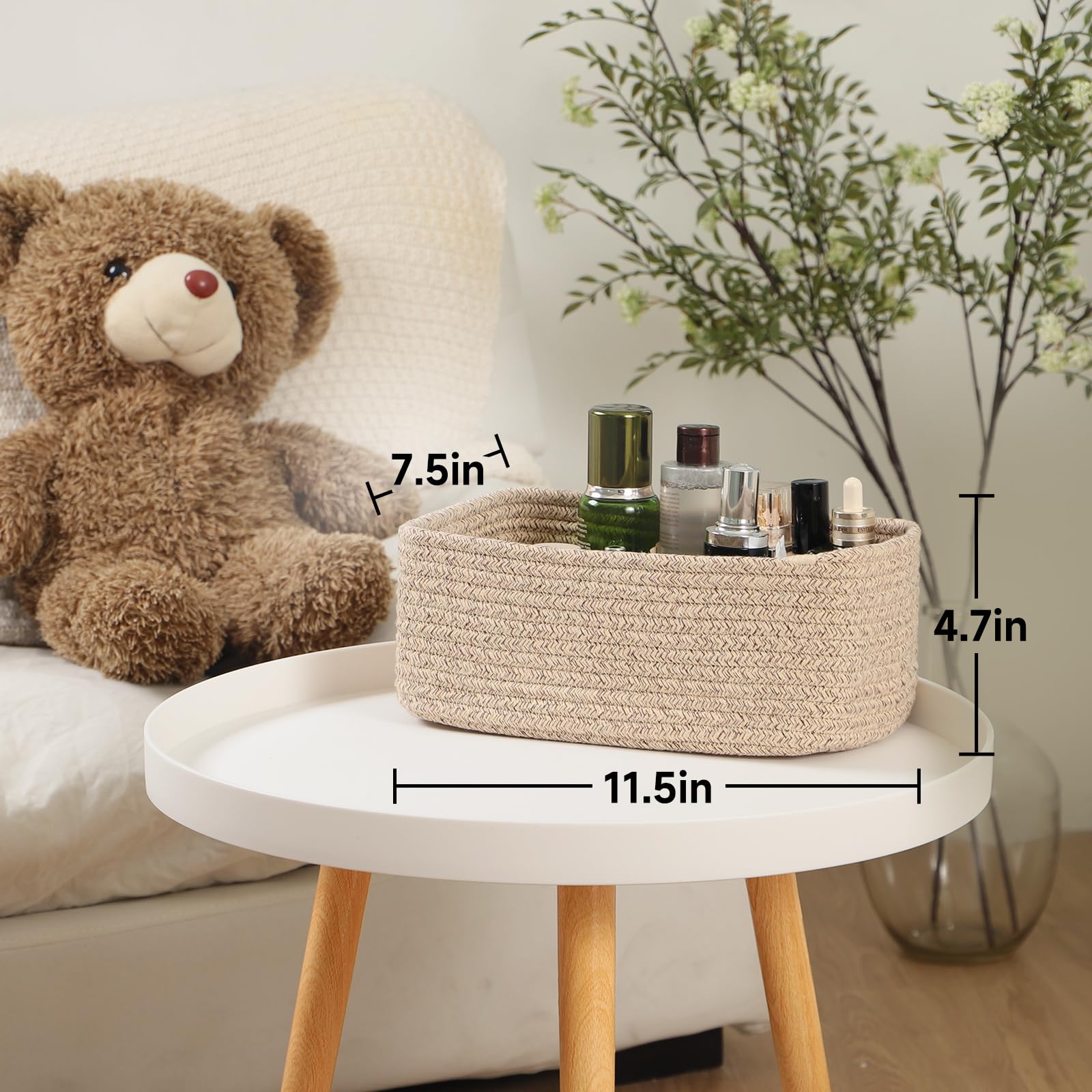 Small Storage Baskets for Organizing (3 Count)