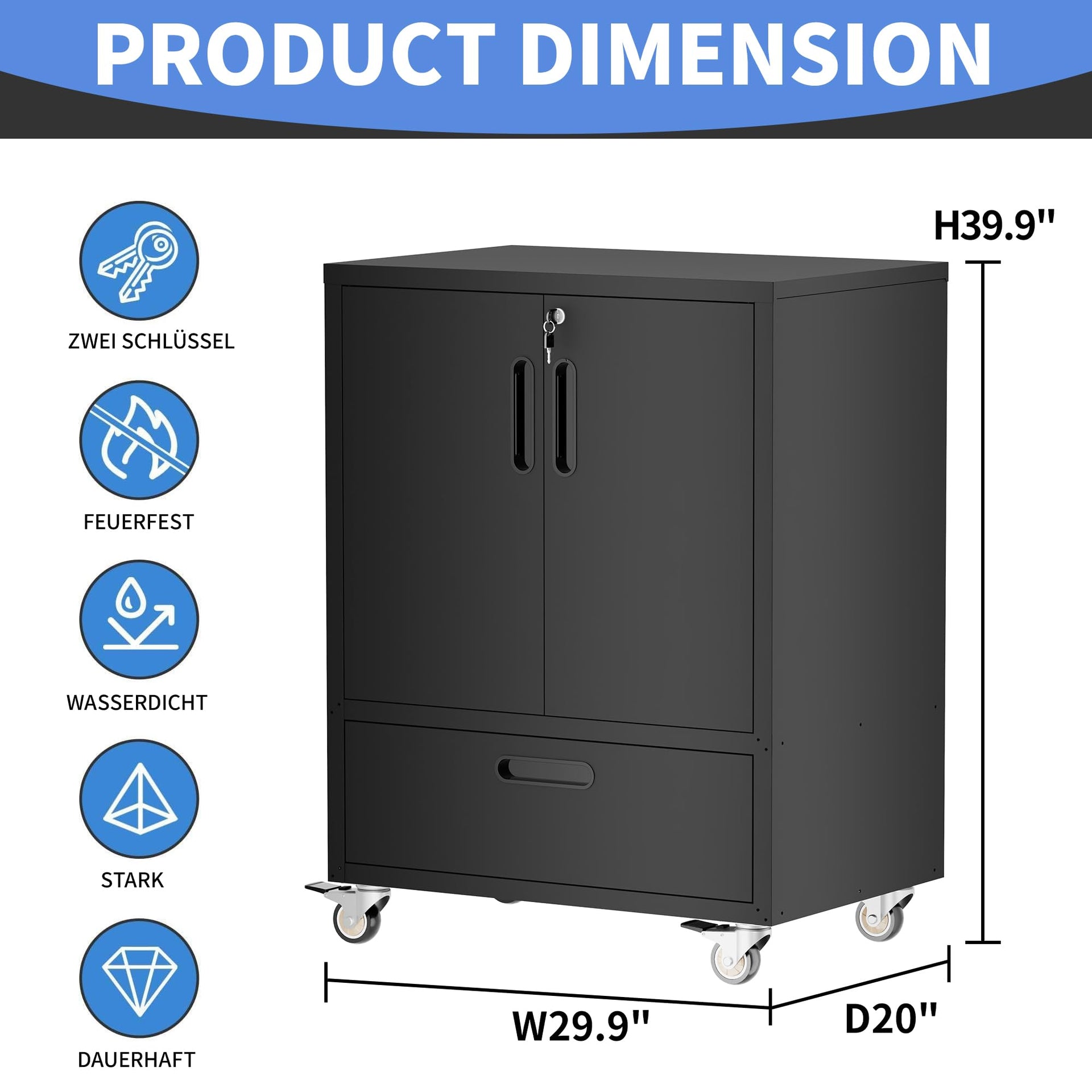 Metal Storage Cabinet for Garage