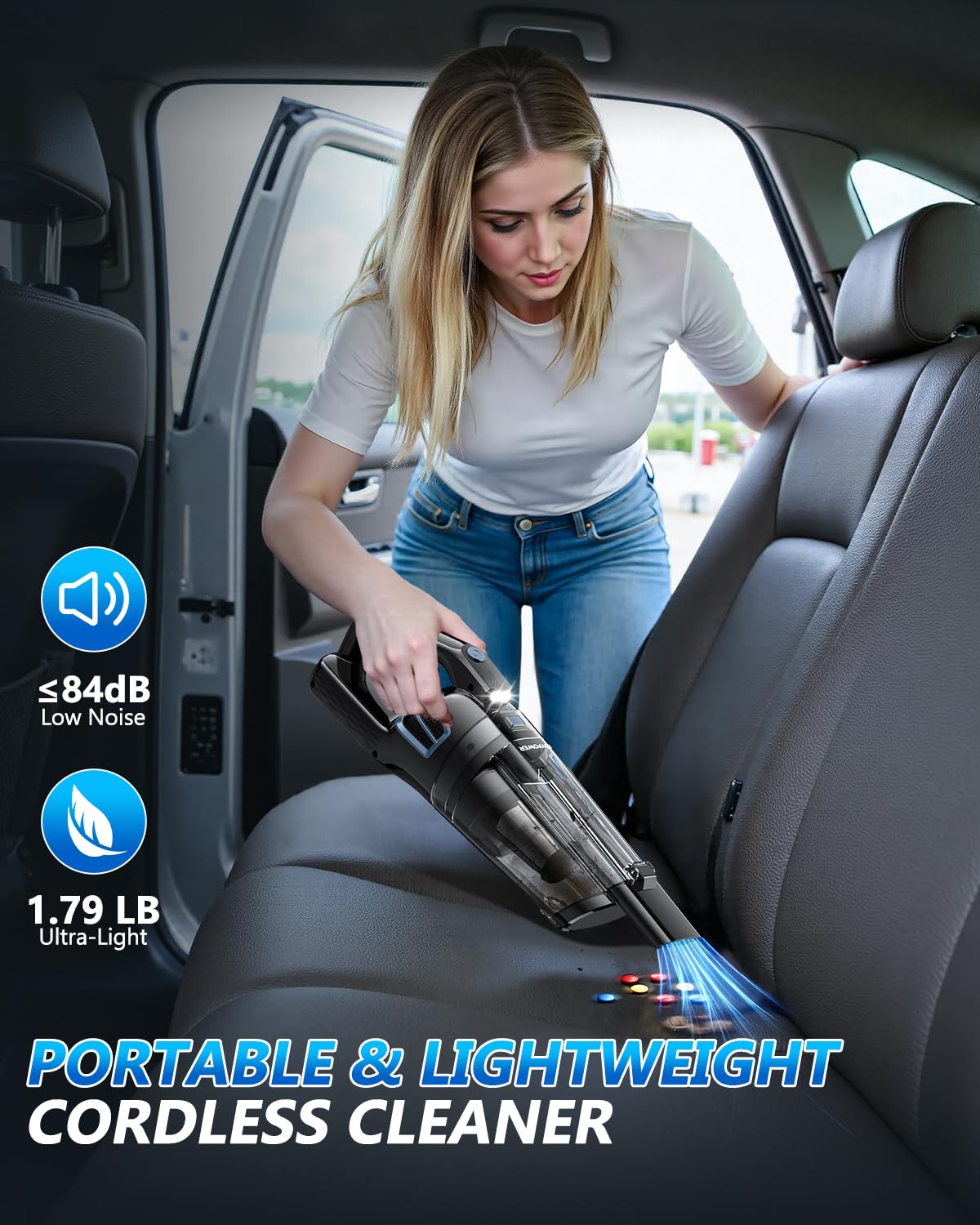 Handheld Vacuum Cordless Rechargeable