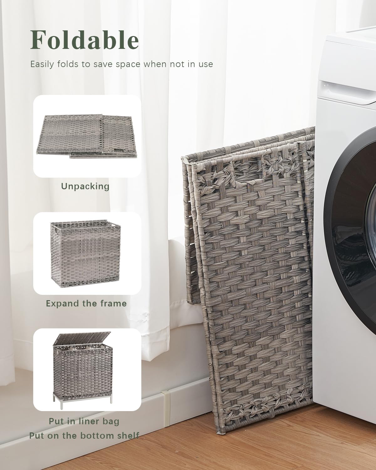 Laundry Hamper with Lid