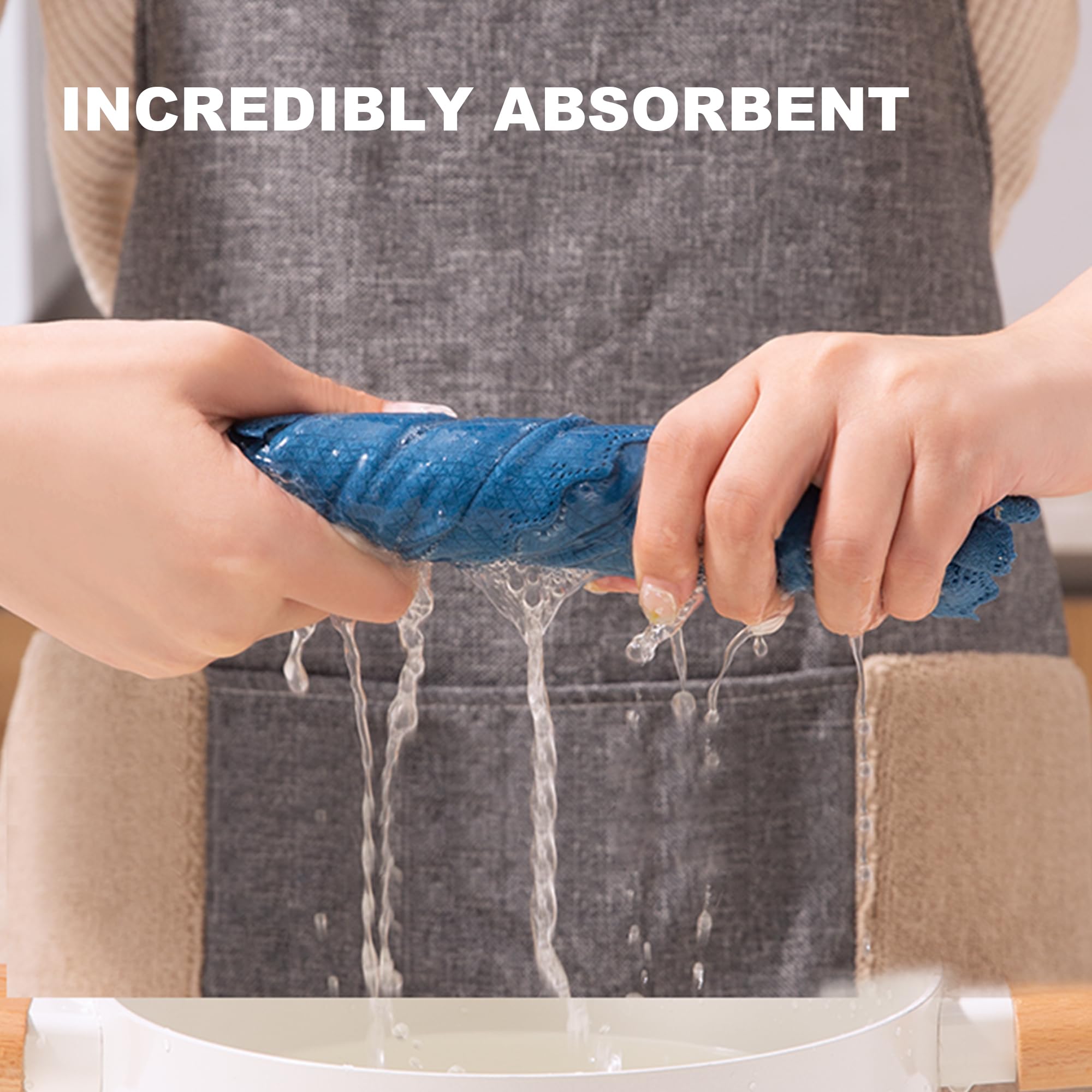 Fish Scale Streak Free Magic Glass Window Cleaning Cloth (5 Count)