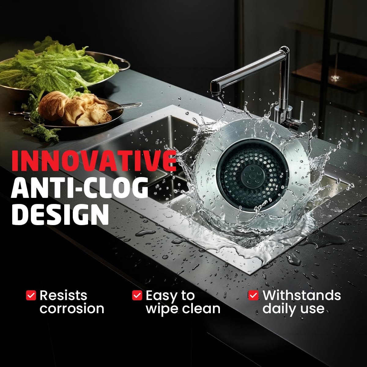 Kitchen Sink Drain Strainer