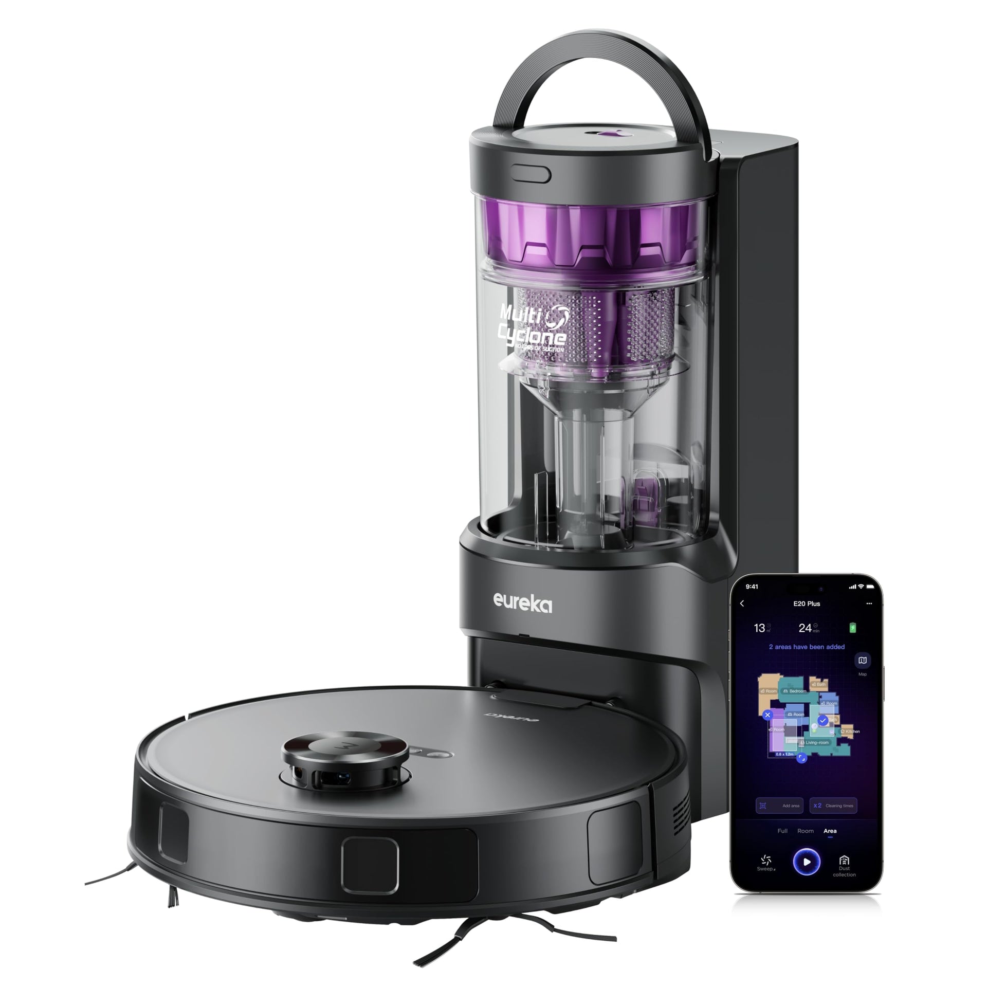 E20 Plus Robot Vacuum and Mop Combo