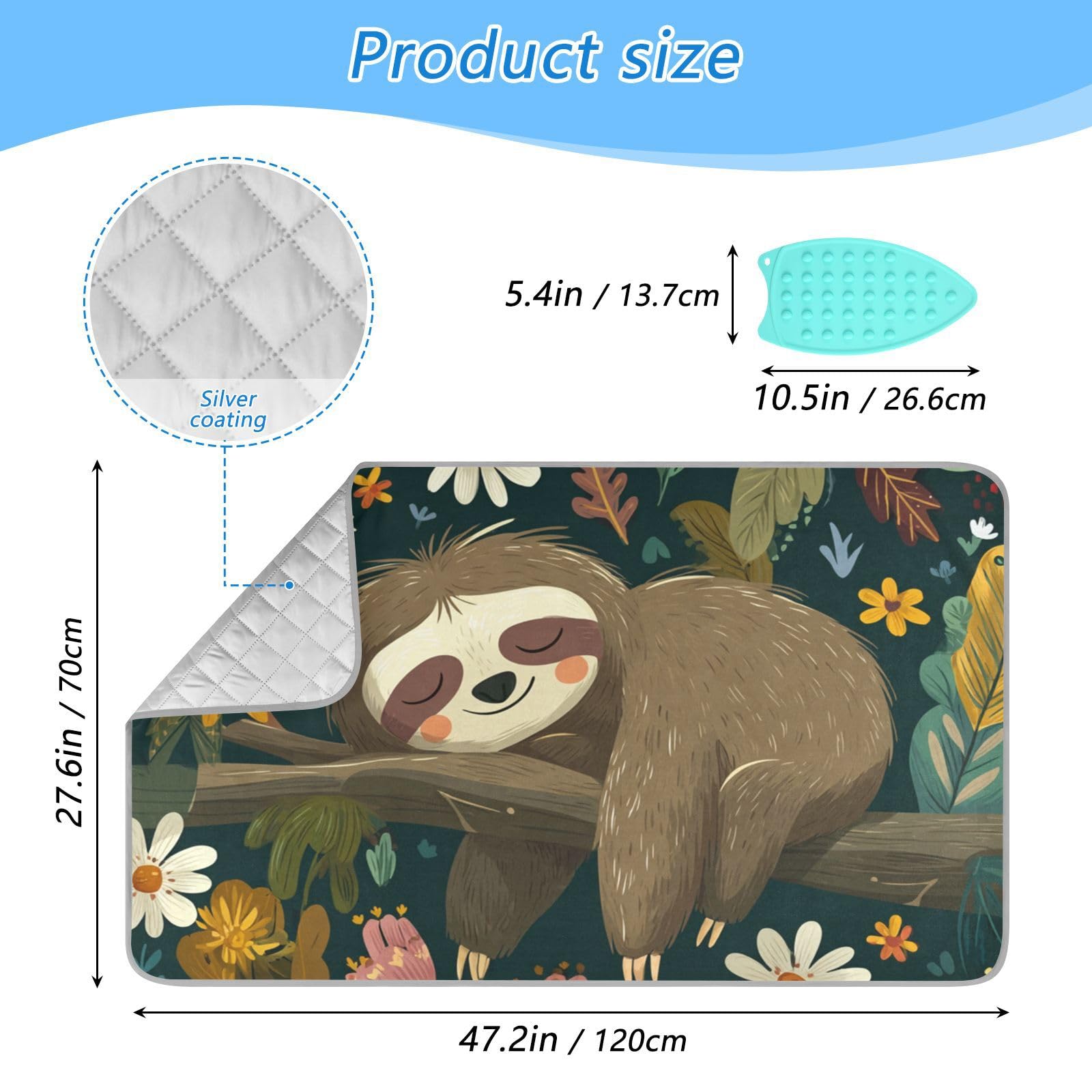Ironing Mat Thickened Ironing Blanket Travel Portable Double