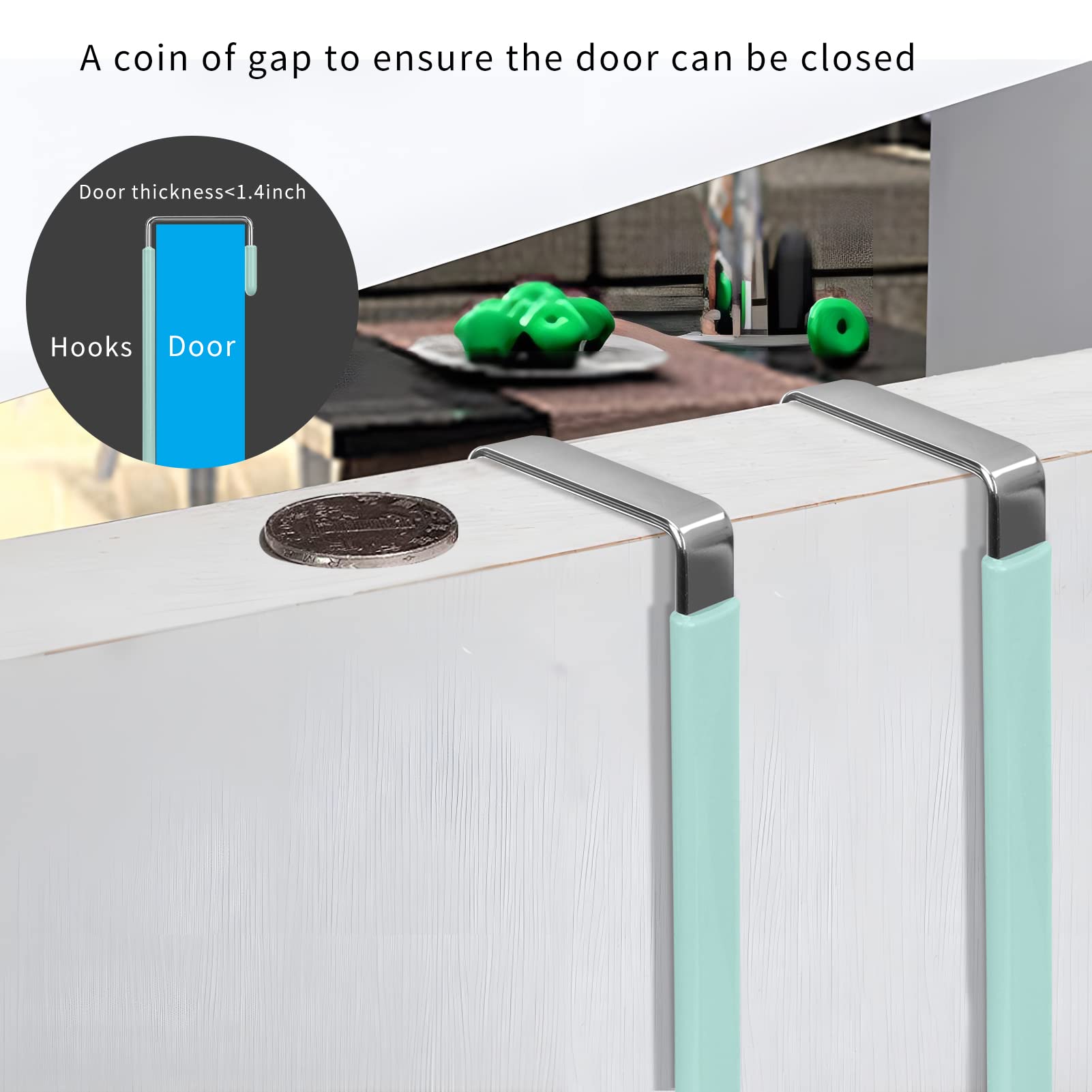 Over the Door Hooks (4 Count)
