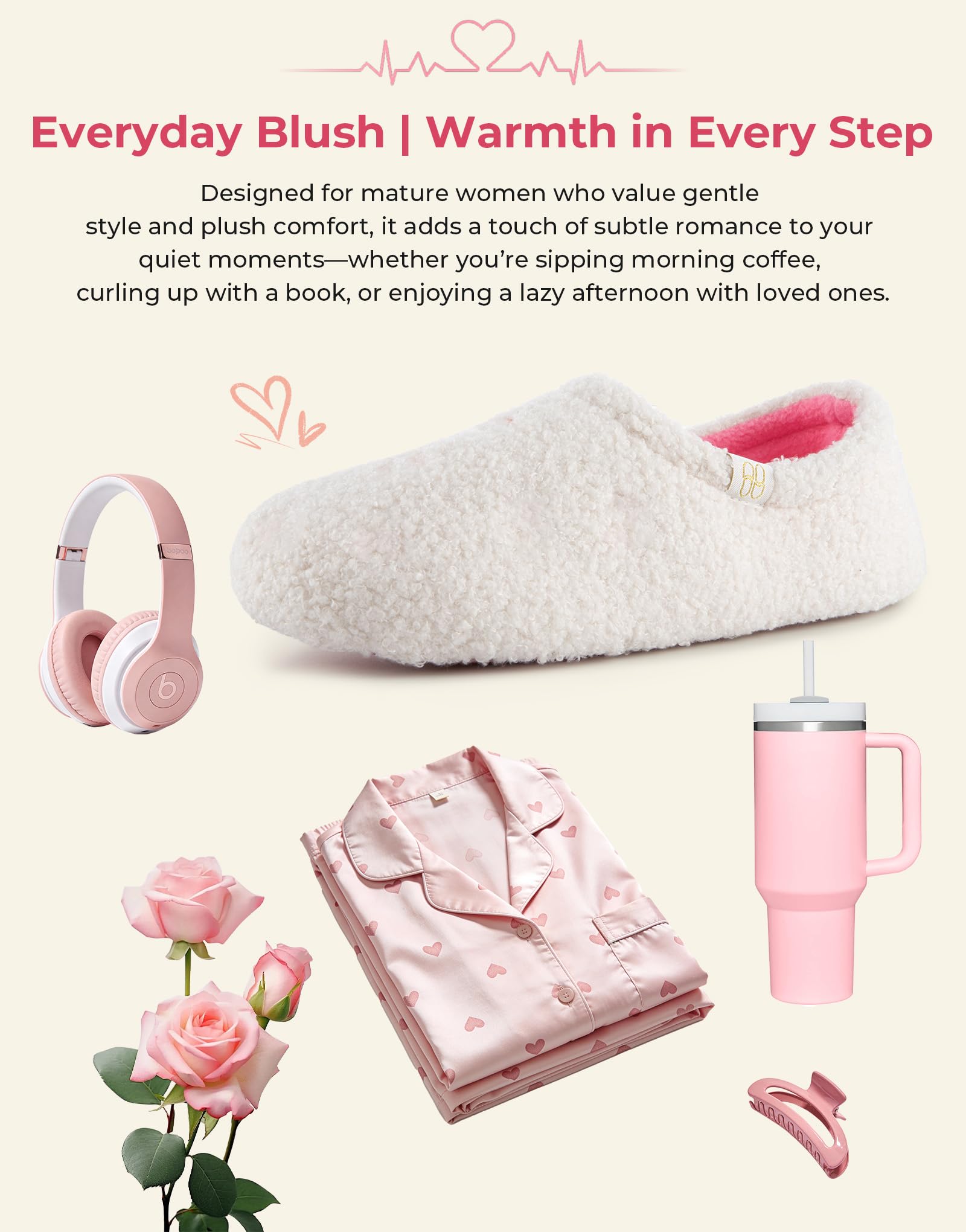 Women's Fuzzy Curly Fur Loafer Slippers