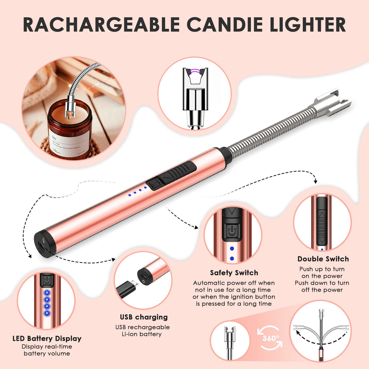 6 in 1 Candle Accessory Set