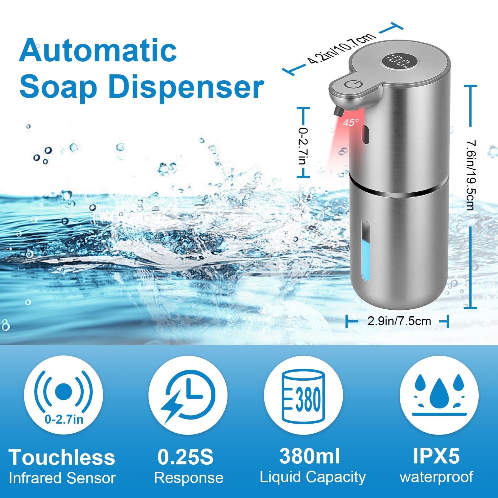 Automatic Liquid Soap Dispenser Touchless